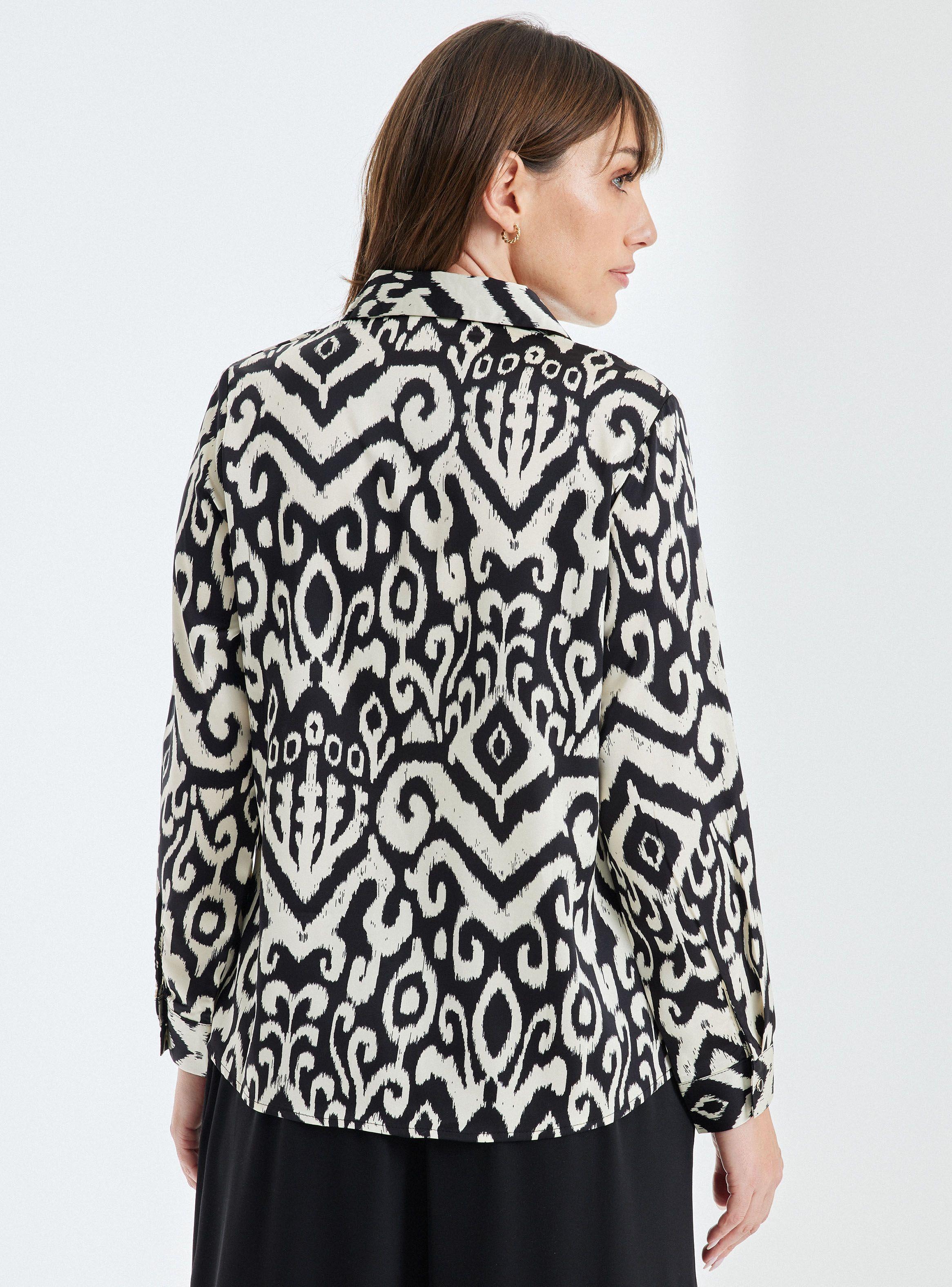 Blusa Estampada Modelo Clásico-1