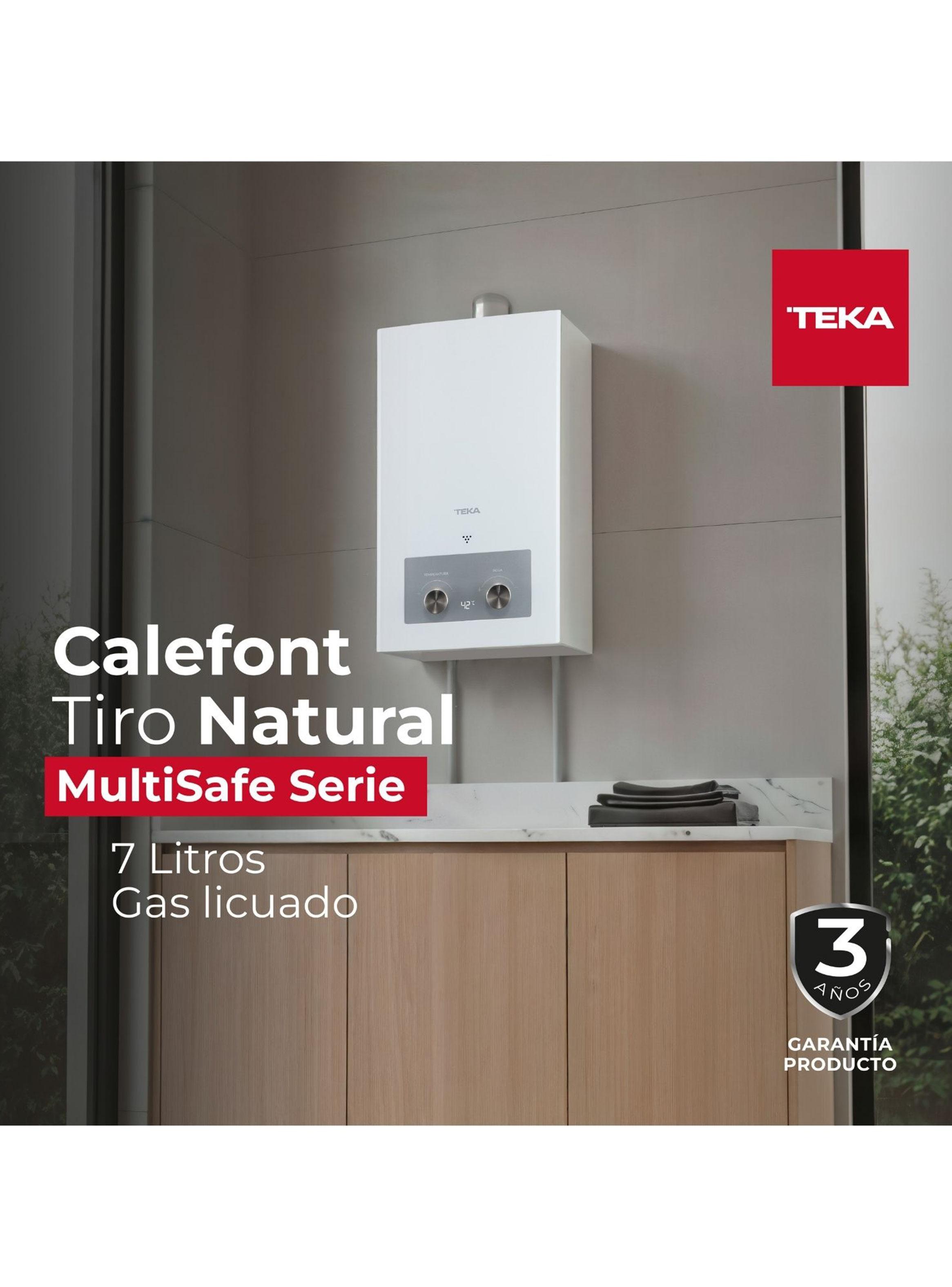 Calefont Tiro Natural Ionizado 7 Litros Gas Licuado-4