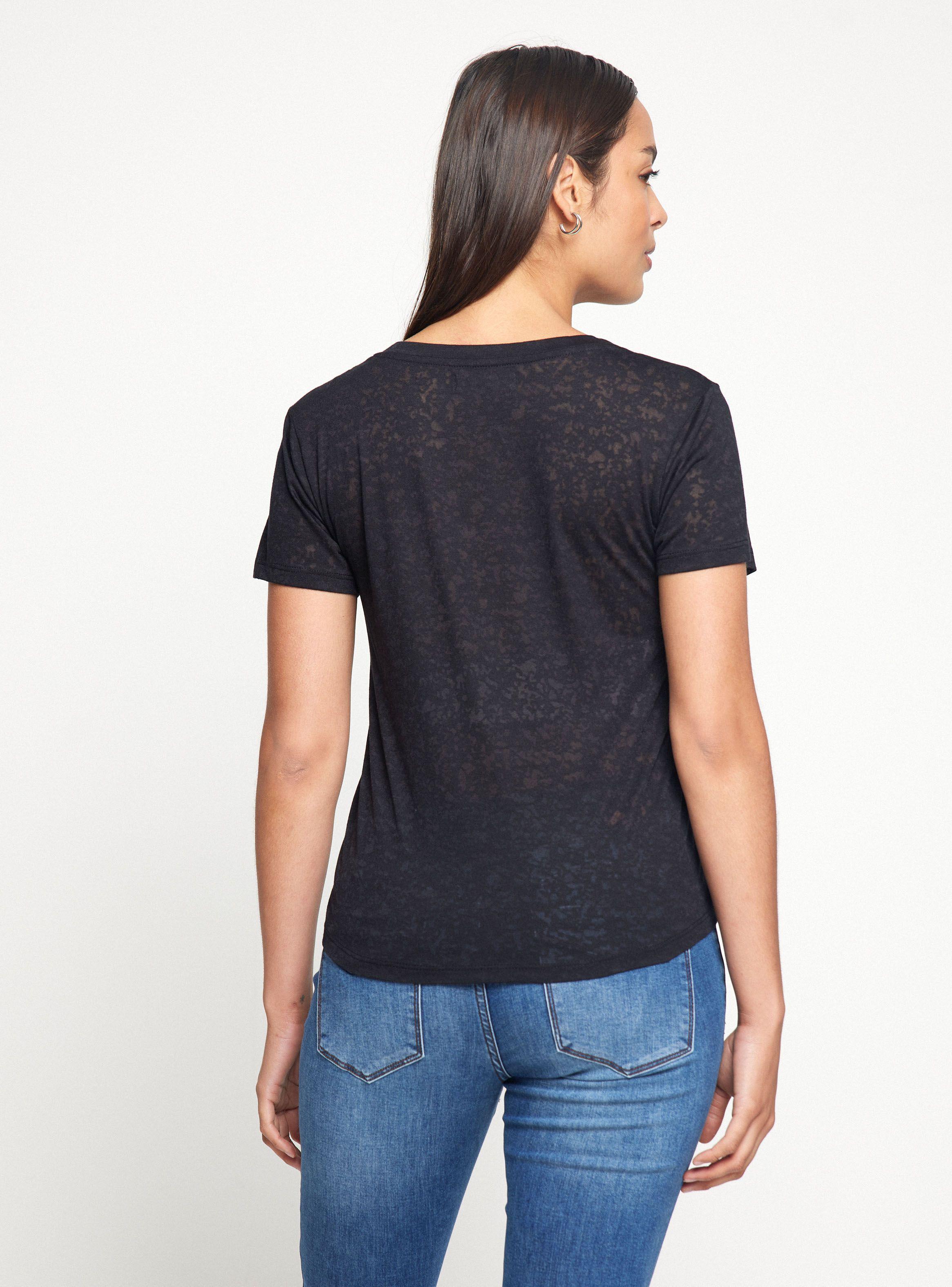 Polera Manga Kimono Devoré-1