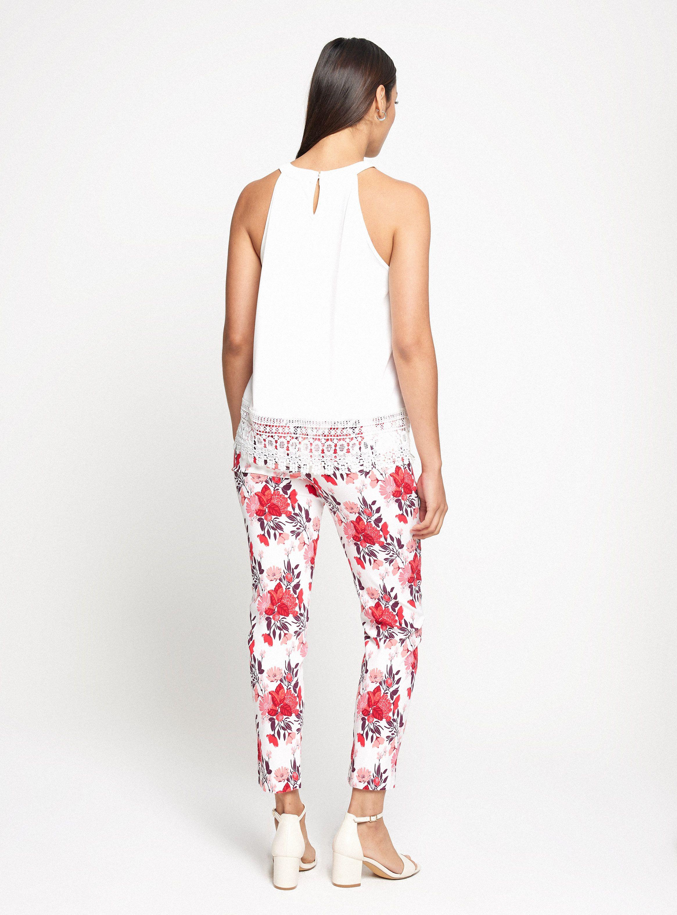 Polera Halter Y Macramé En Basta-5