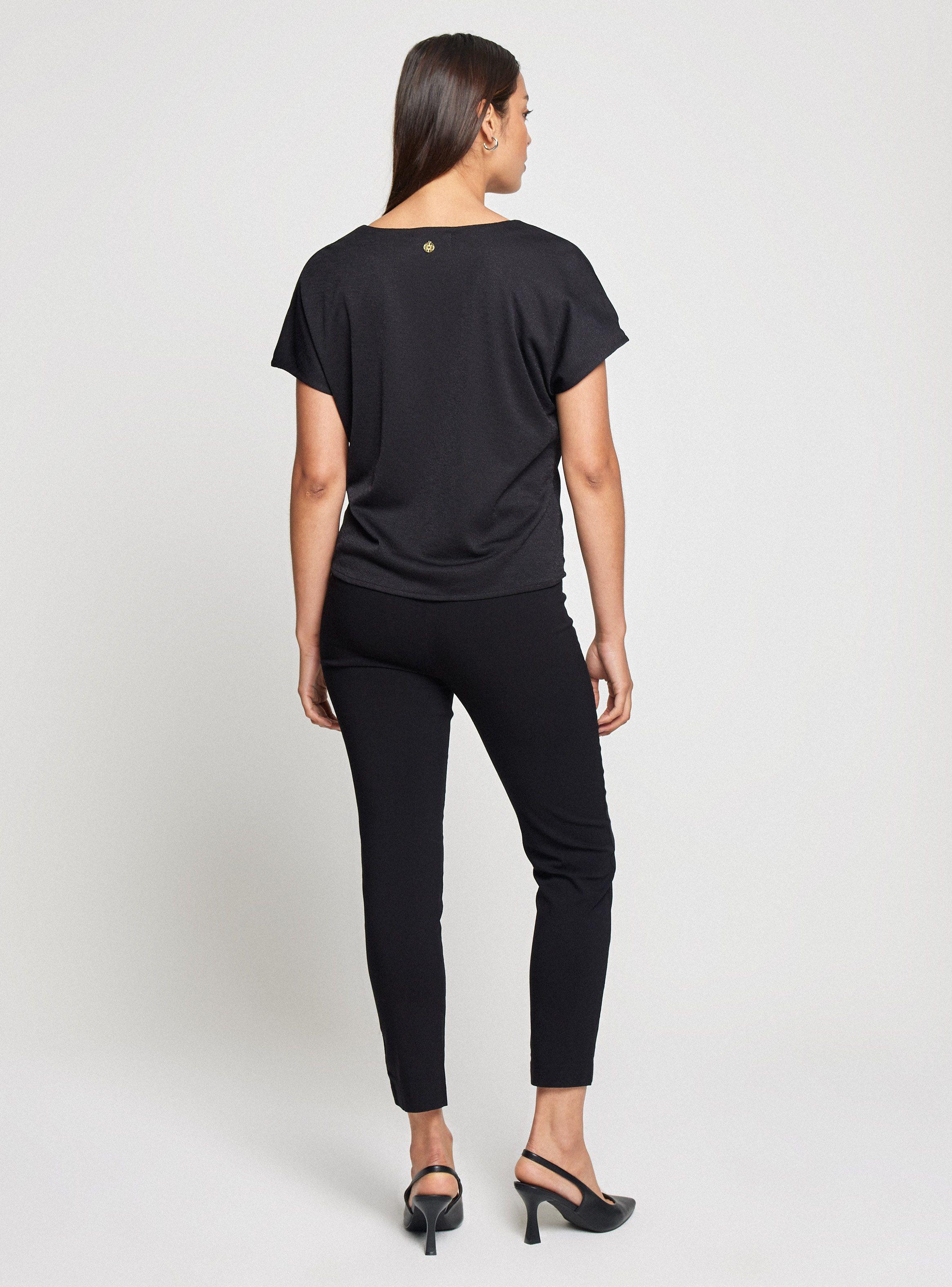 Polera Estampada Con Nudo Frontal-5