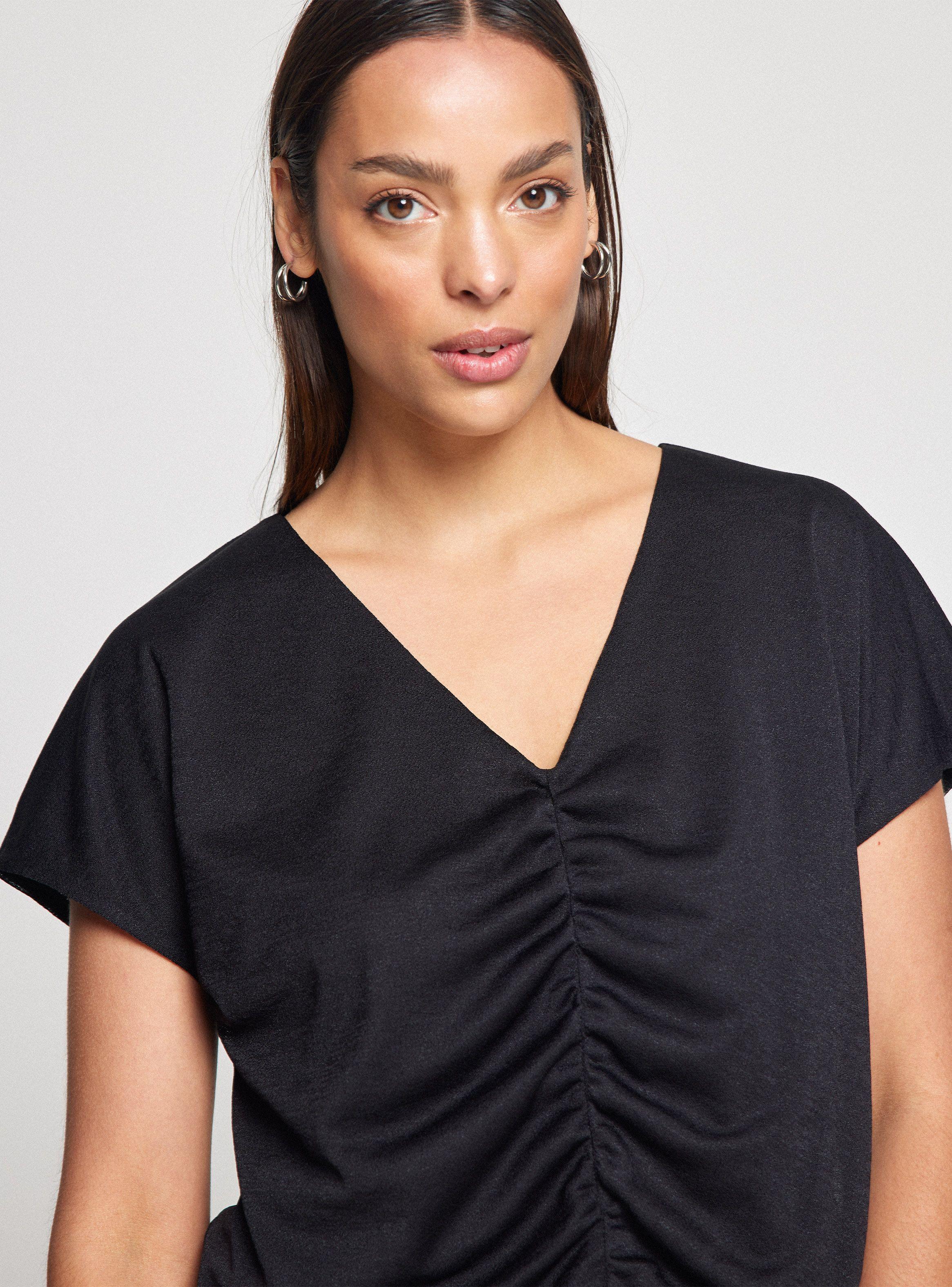 Polera Estampada Con Nudo Frontal-2