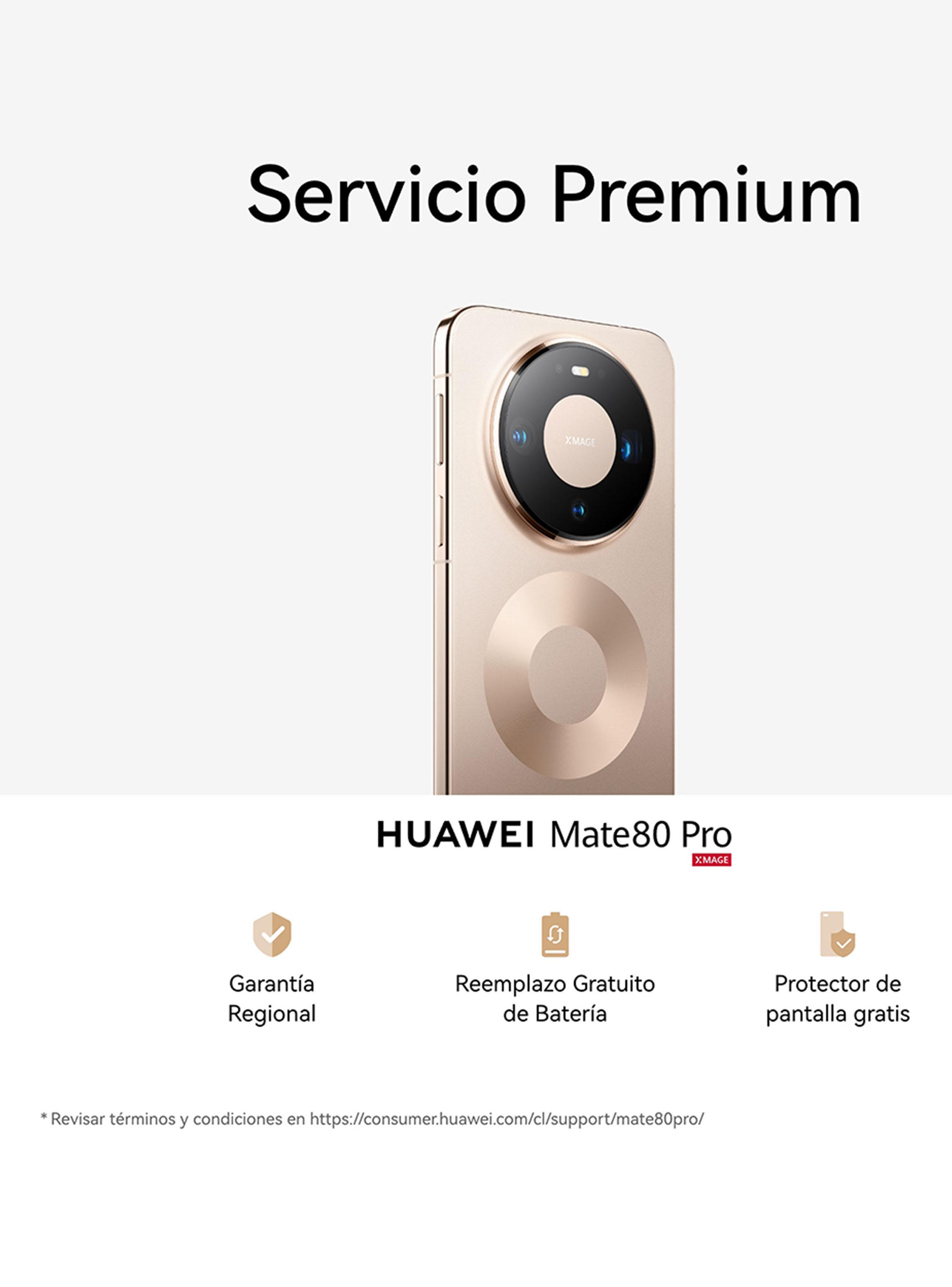 Smartphone Mate 80 Pro 5G 512GB 6.75'' Negro Liberado + Audífonos FreeBuds Pro 5-8