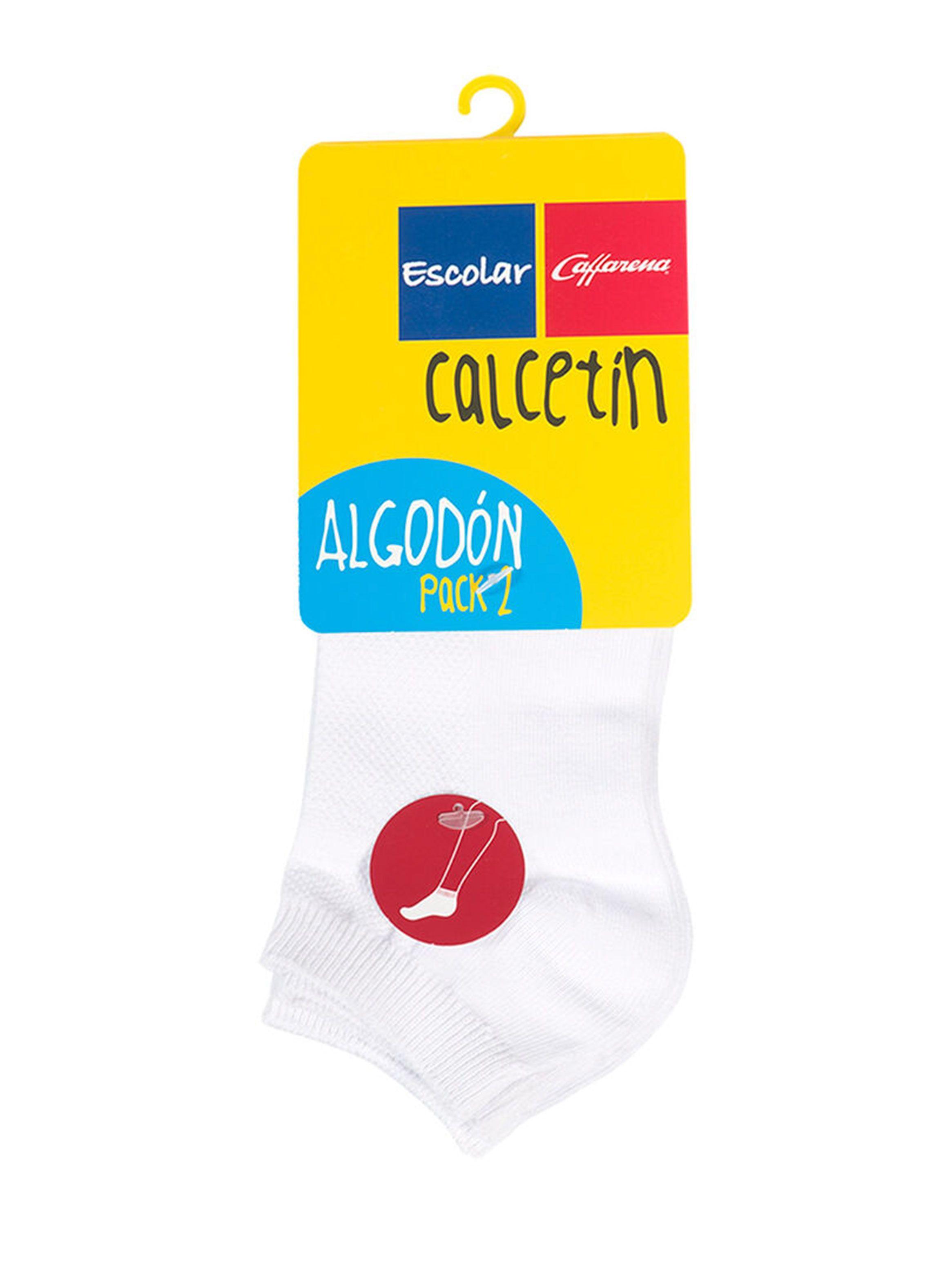 Pack Caffarena Soquetes Cortos Blancos-1