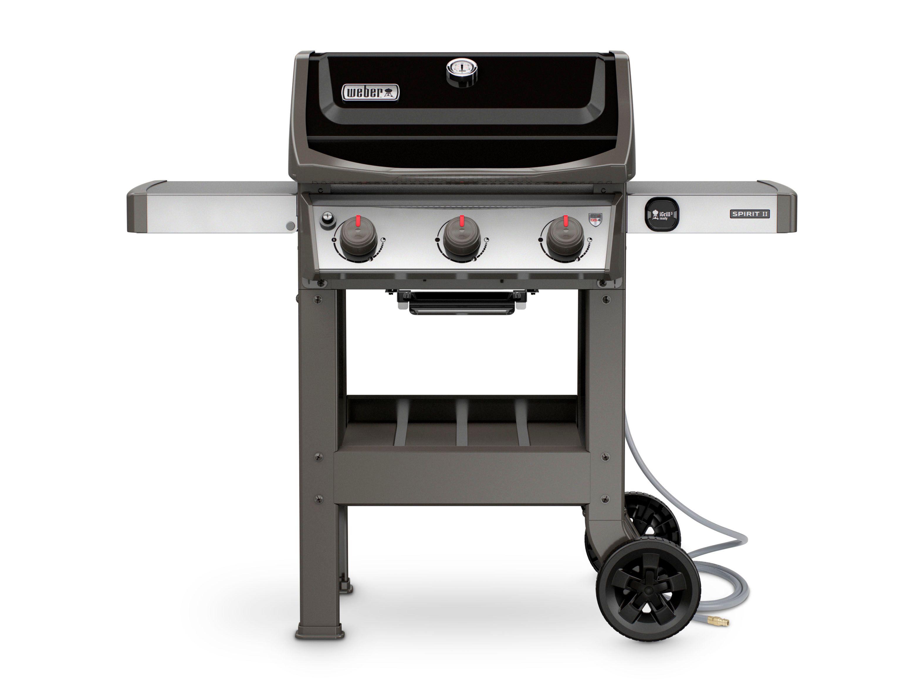 Parrilla a Gas Spirit II E-310 Negro 3 Quemadores-0