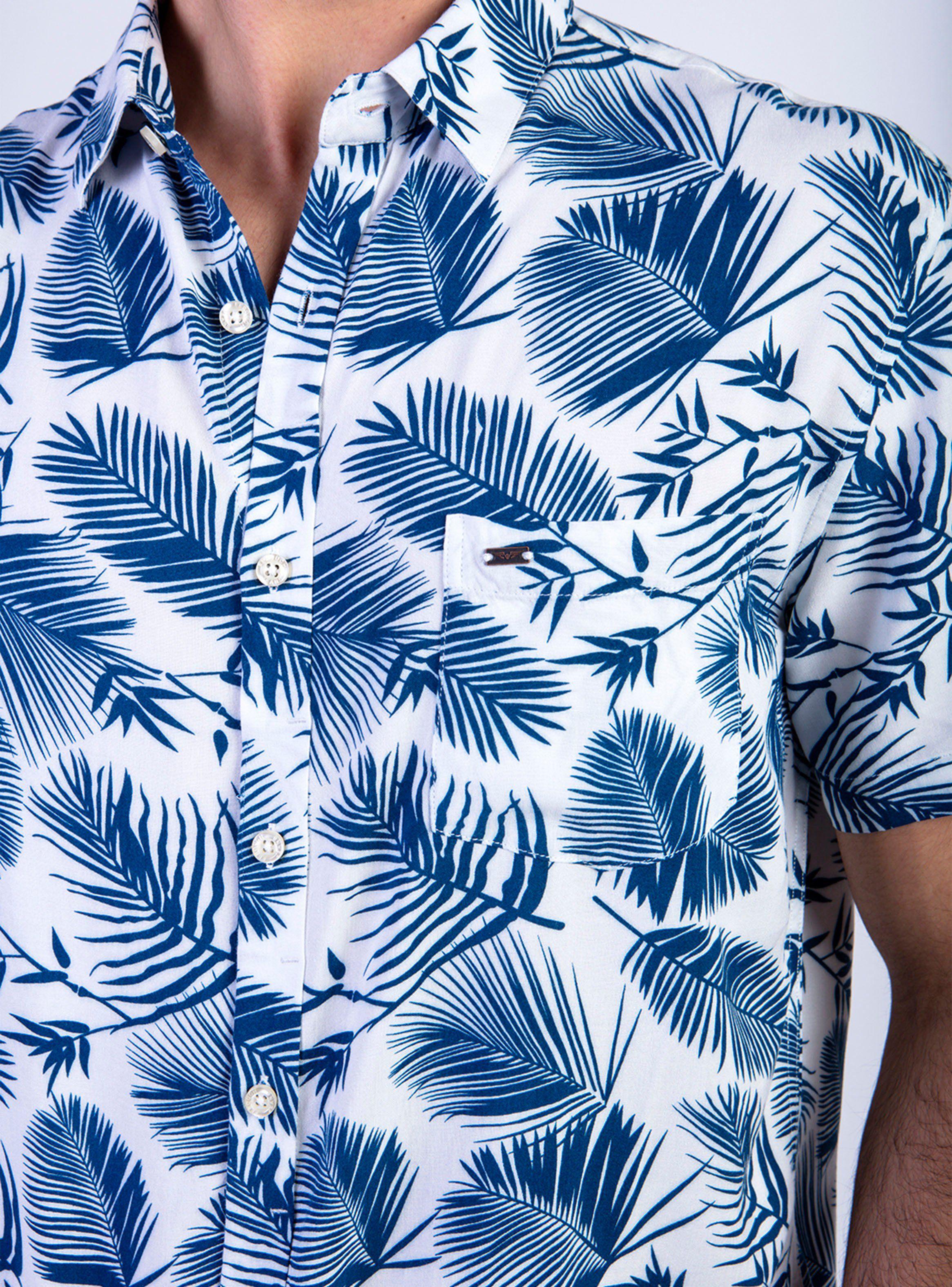 Camisa Estampada Palmera-2