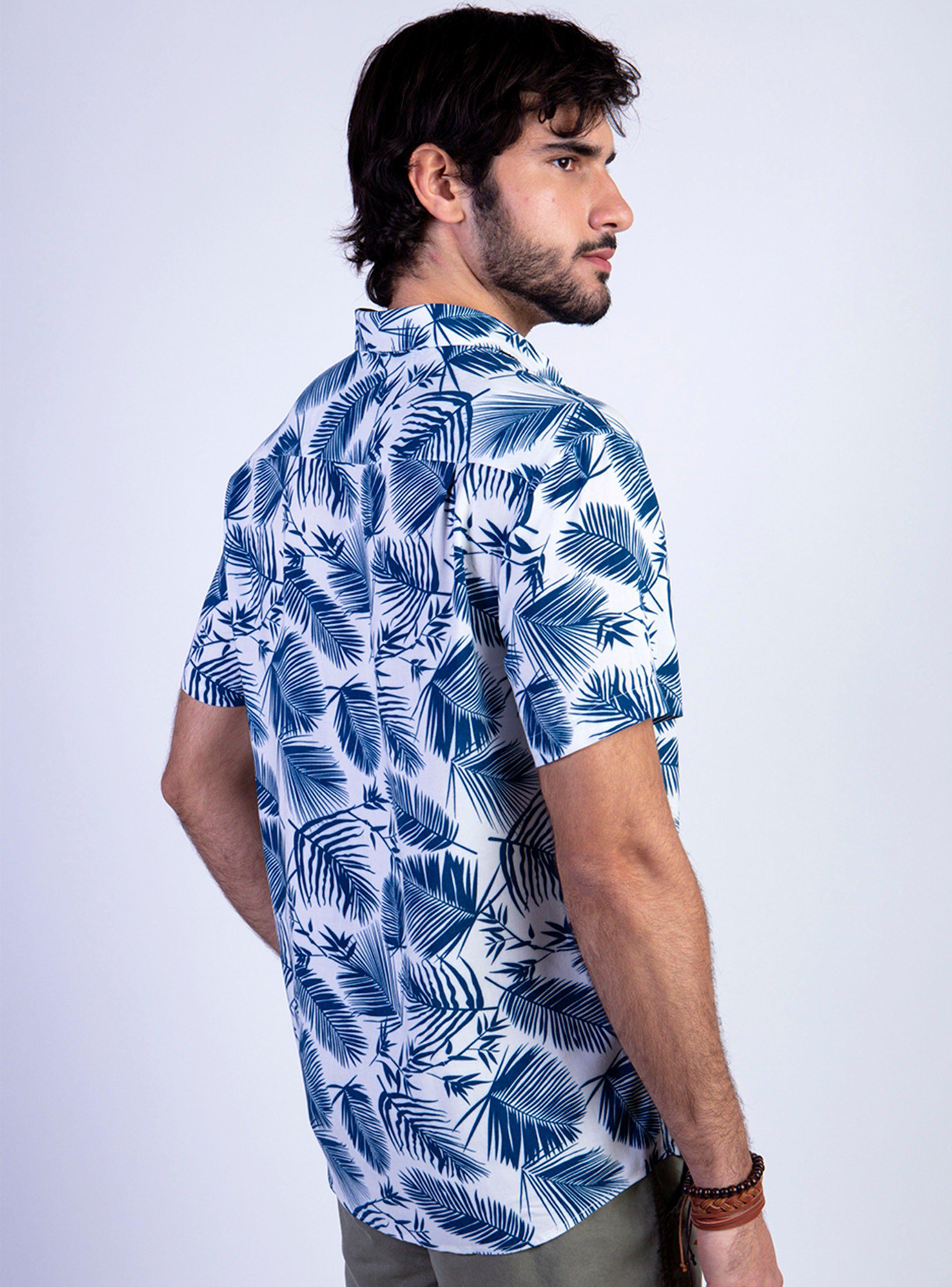 Camisa Estampada Palmera-1