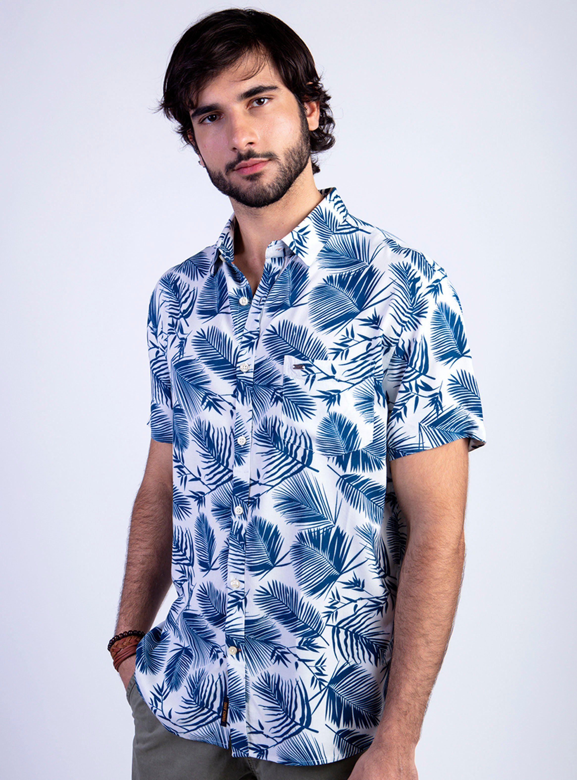 Camisa Estampada Palmera-0