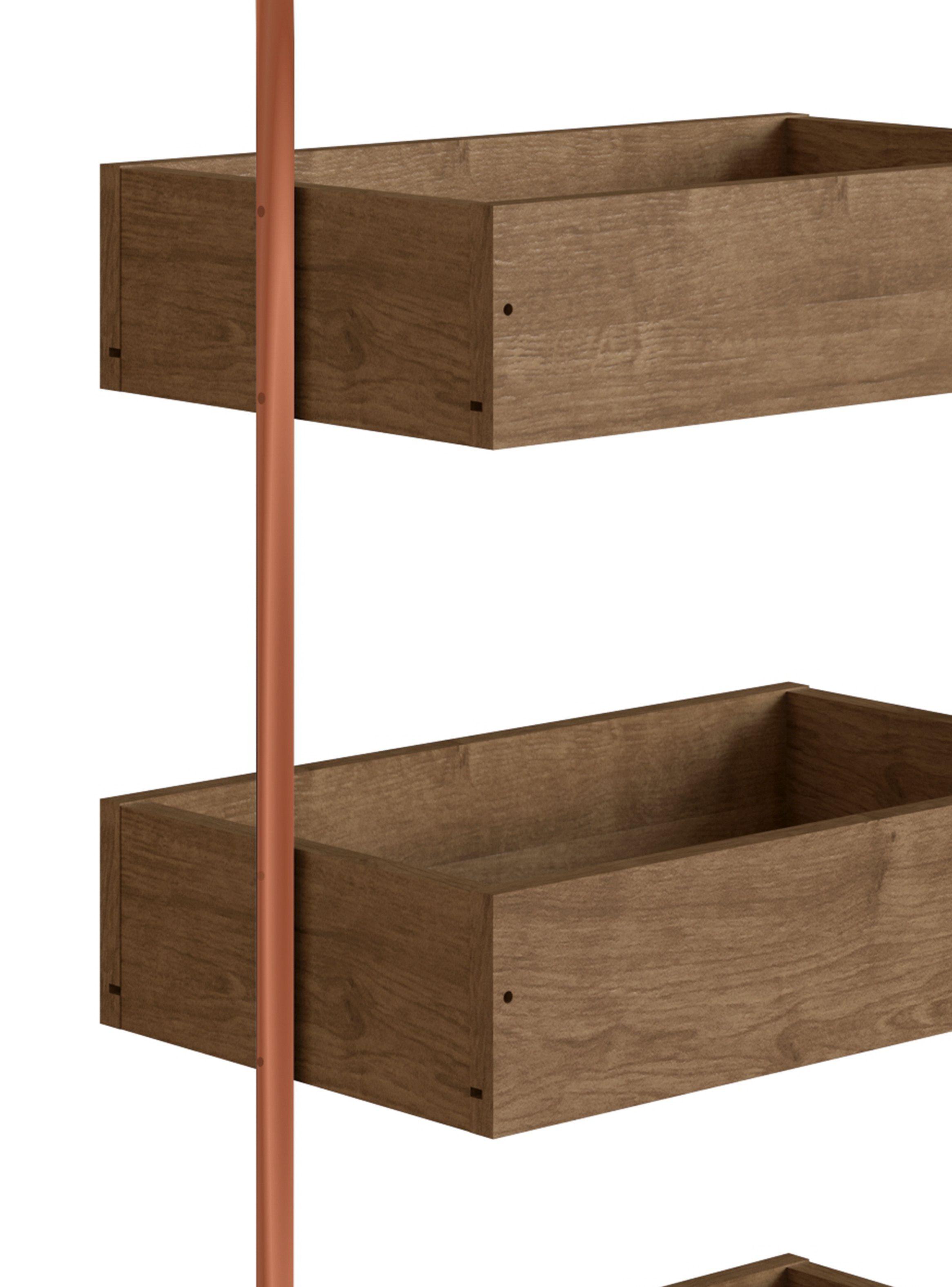 Estante Multifuncional Steel Tube 3C Decocasa-2