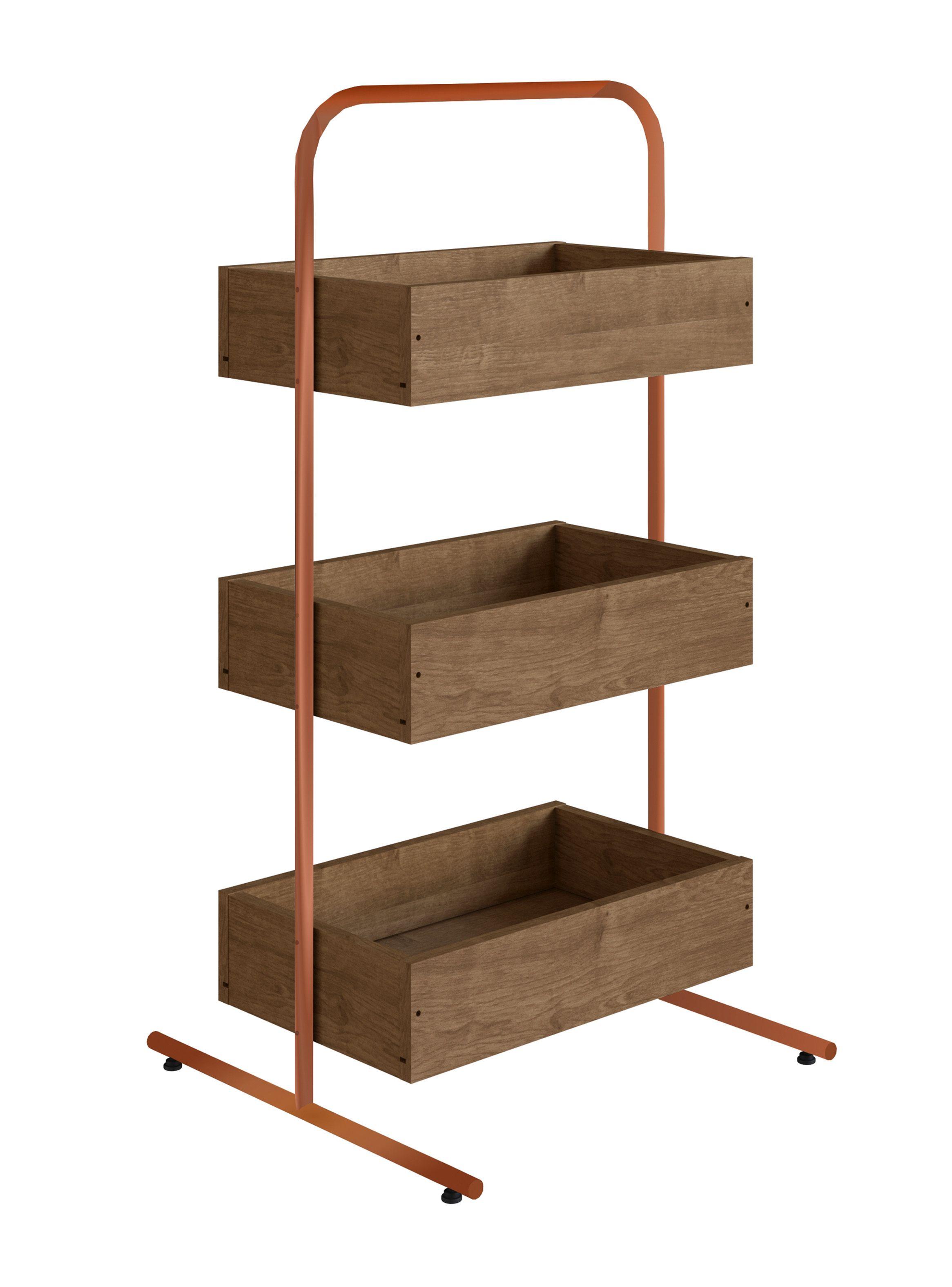 Estante Multifuncional Steel Tube 3C Decocasa-0
