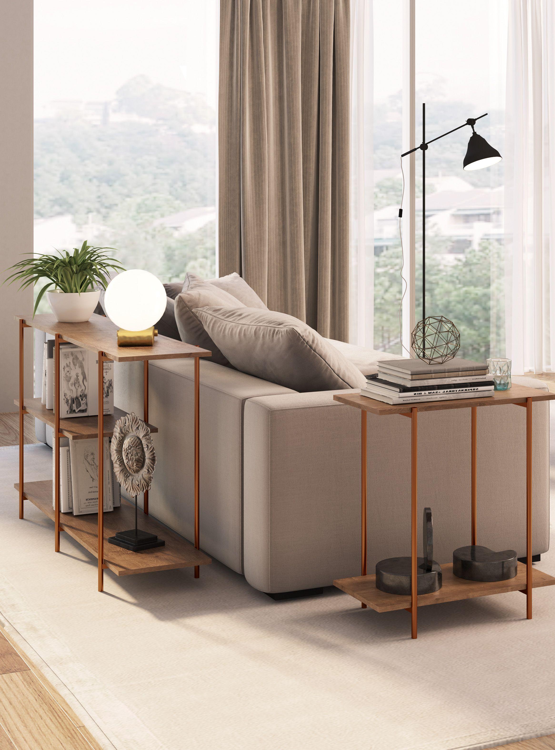 Mesa de Centro Steel Tube Decocasa-2