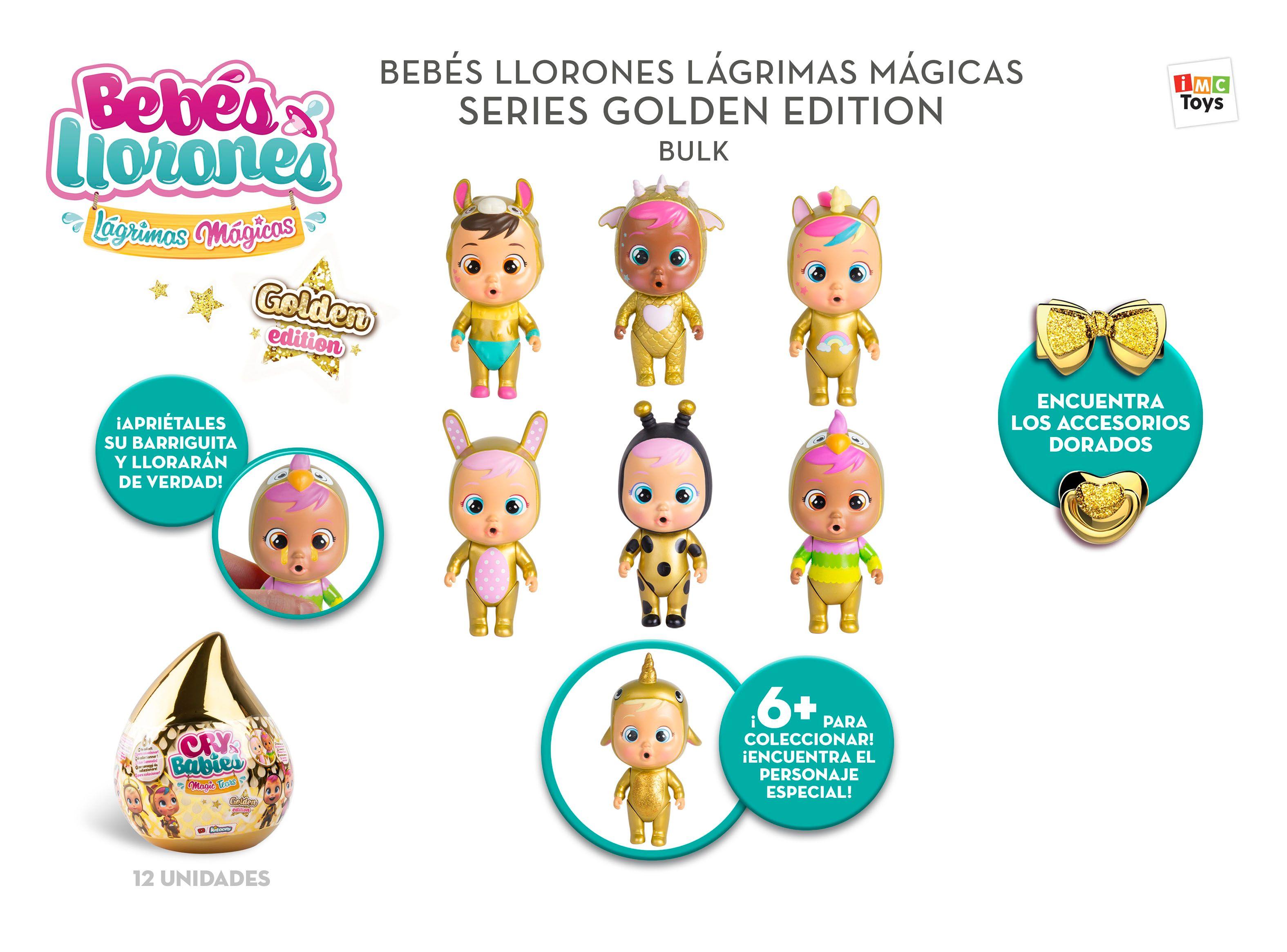 Bebes Llorones Edición Dorada Cry Babies-2