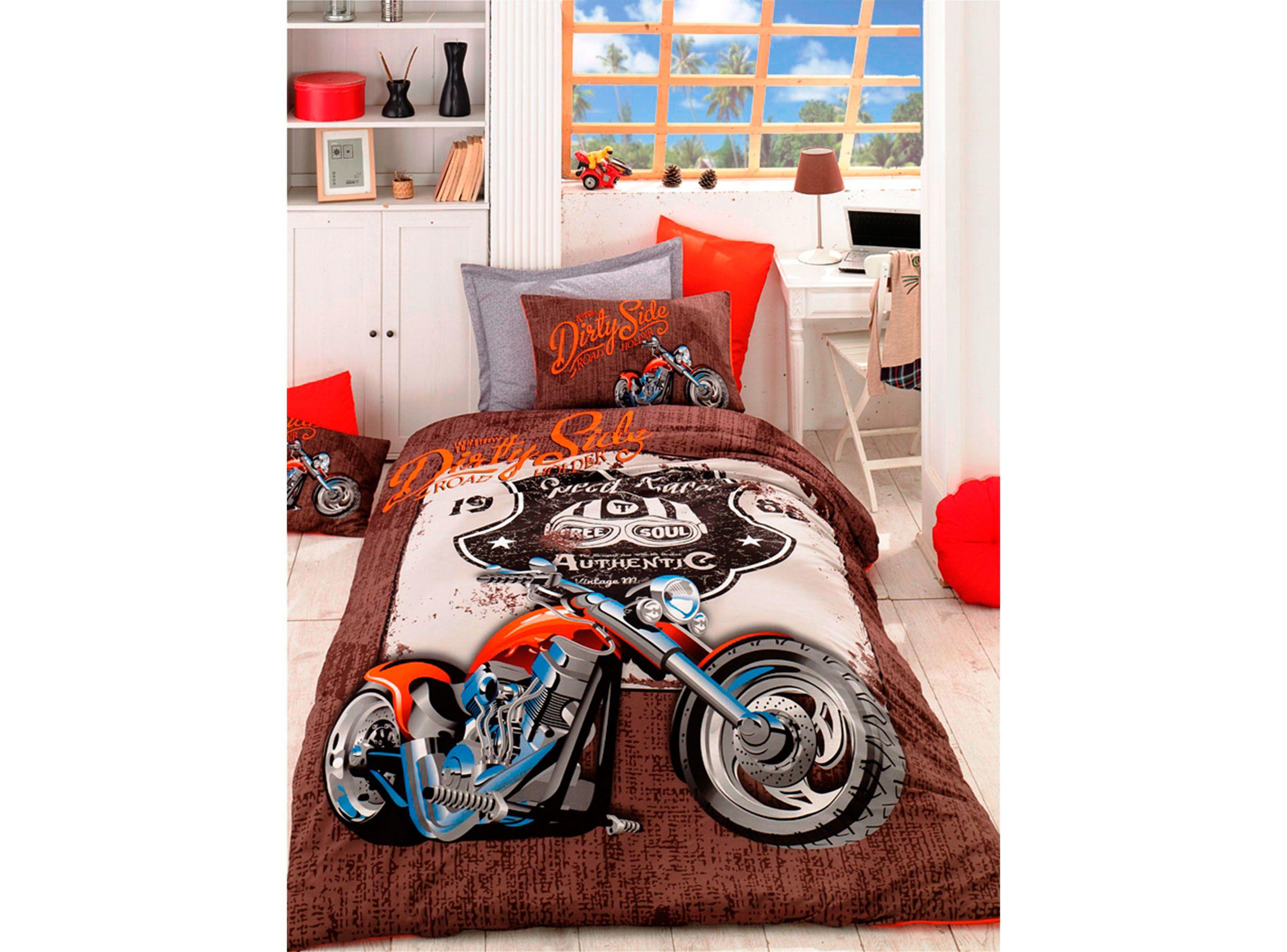Set Ozinci Con Funda De Plumón Moto 200 Hilos 1.5 Plazas-0