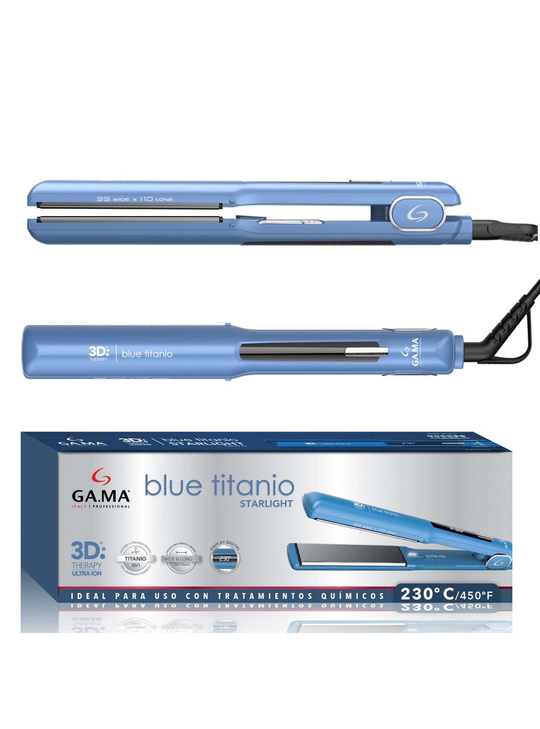 Alisador de Pelo Starlight 3D Blue Titanio-2