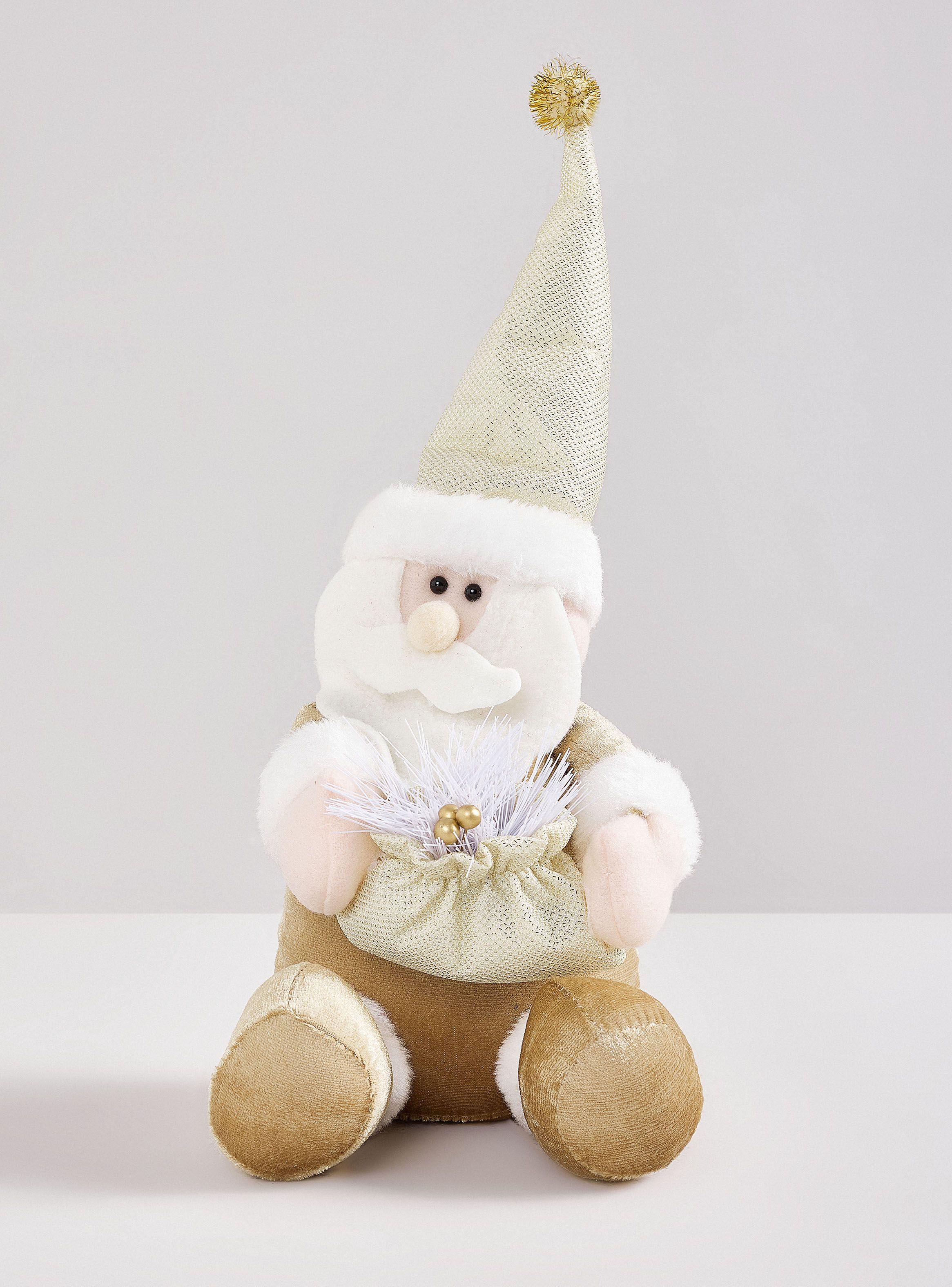 Peluche de Navidad Santa 26 cm-0