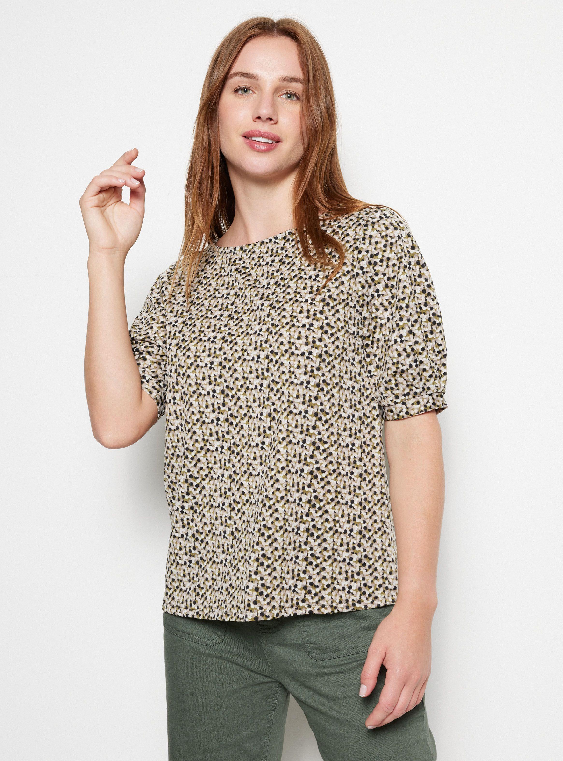 Blusa Pliegue Manga-0