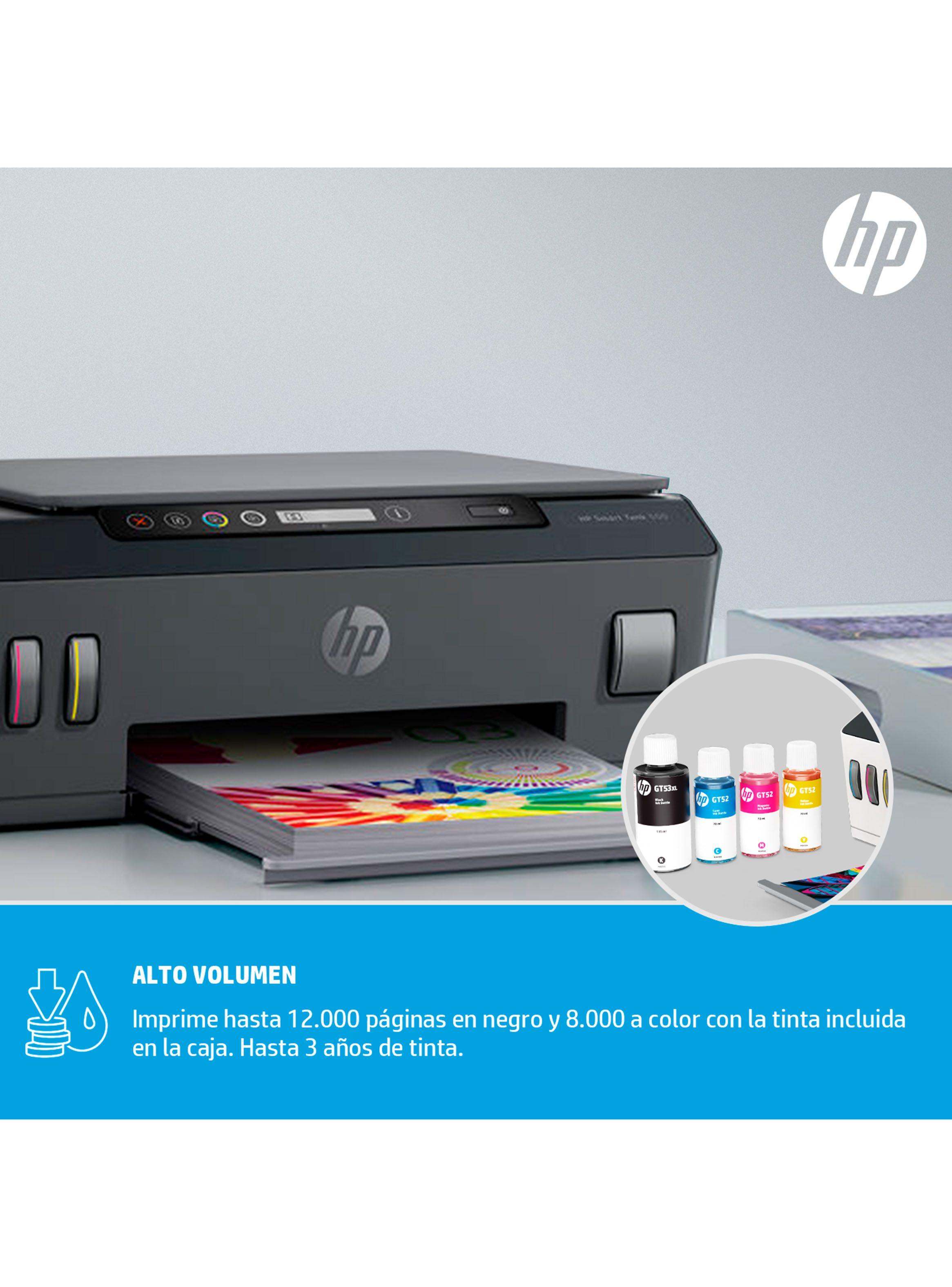 Impresora Multifuncional HP Smart Tank 500-5