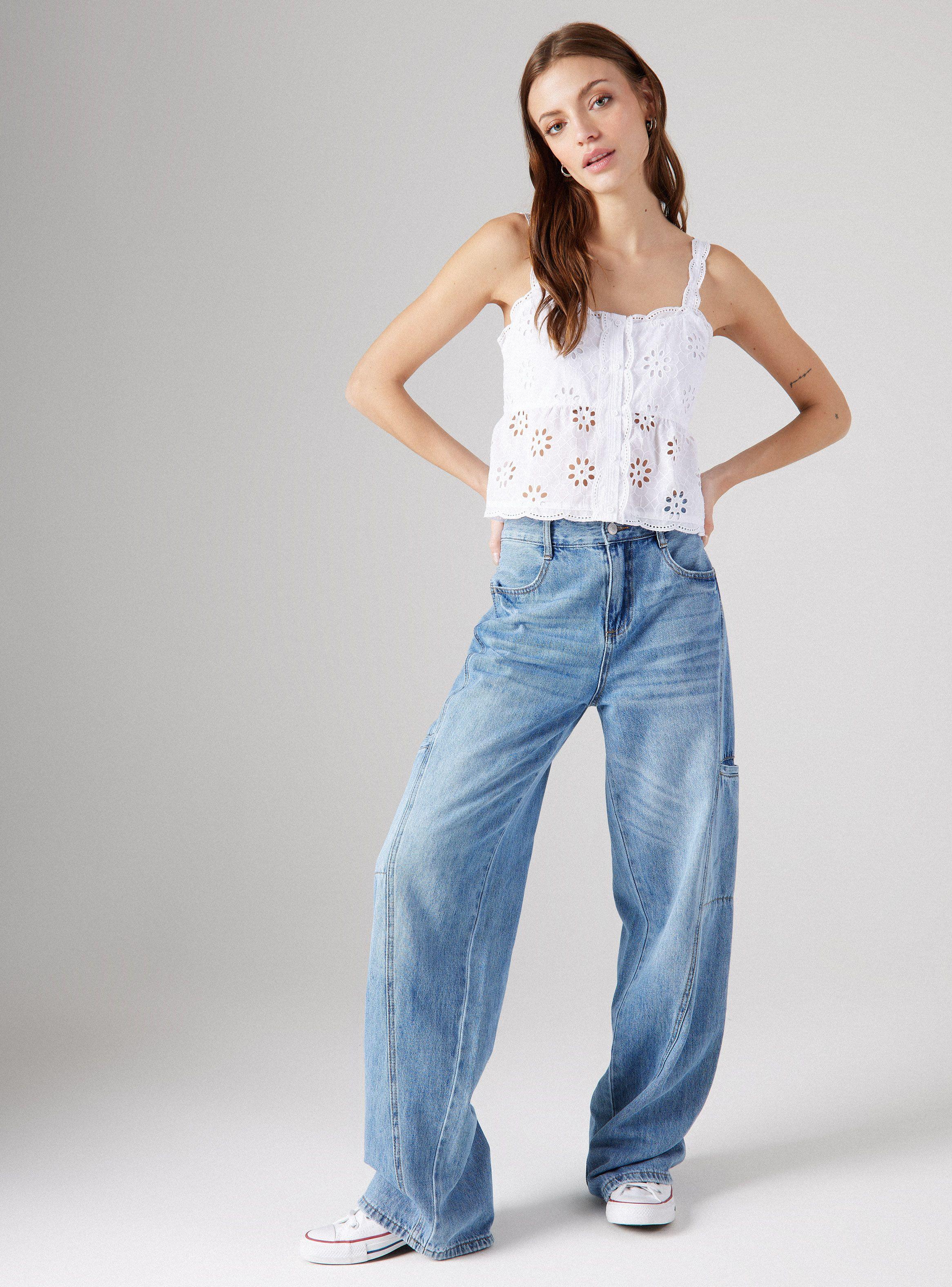 Blusa Broderie con Tirantes-4
