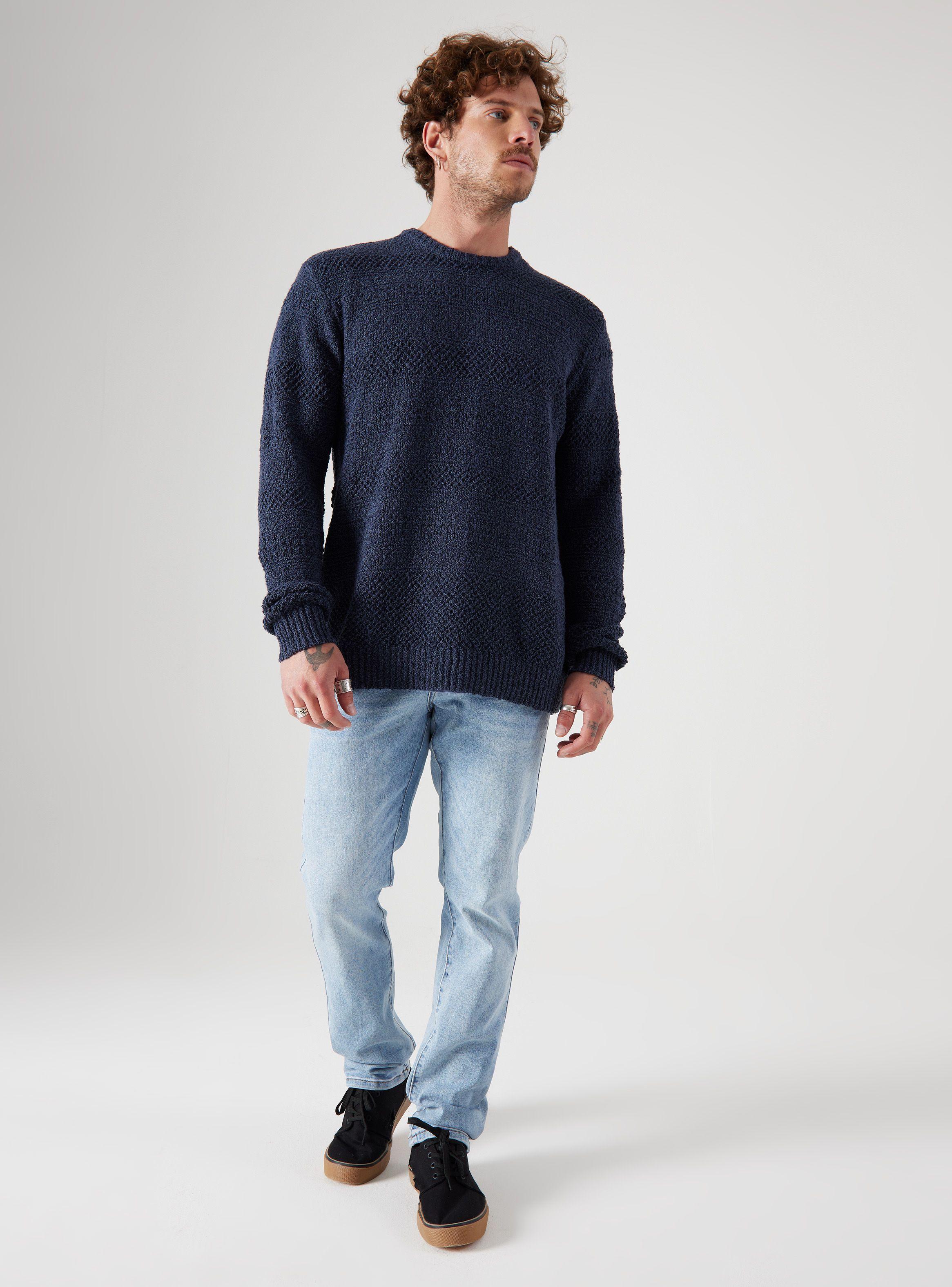 Sweater ML Algodón Textura Tejido-4