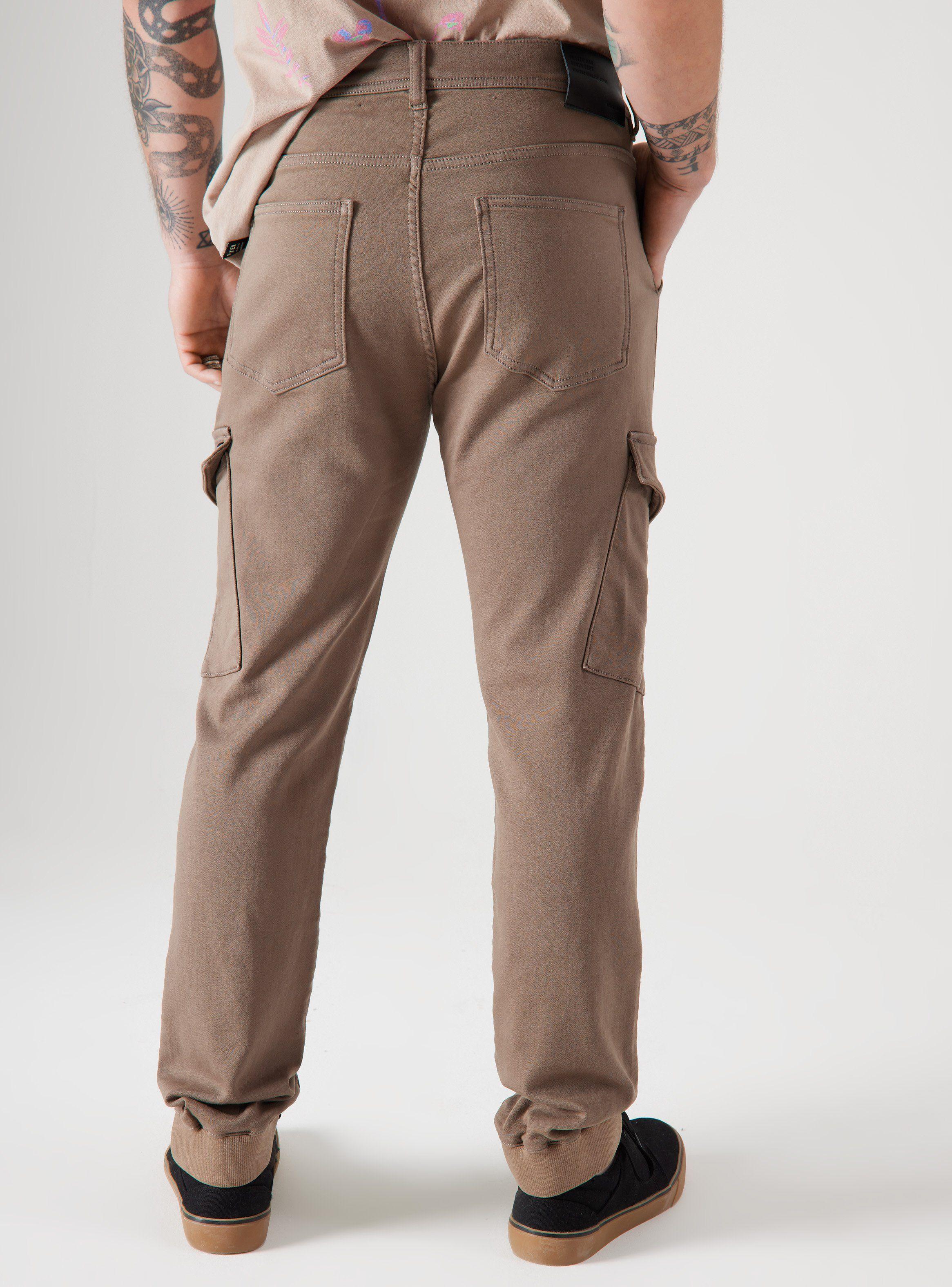 Jeans Jogger Cargo Tiro Medio-1