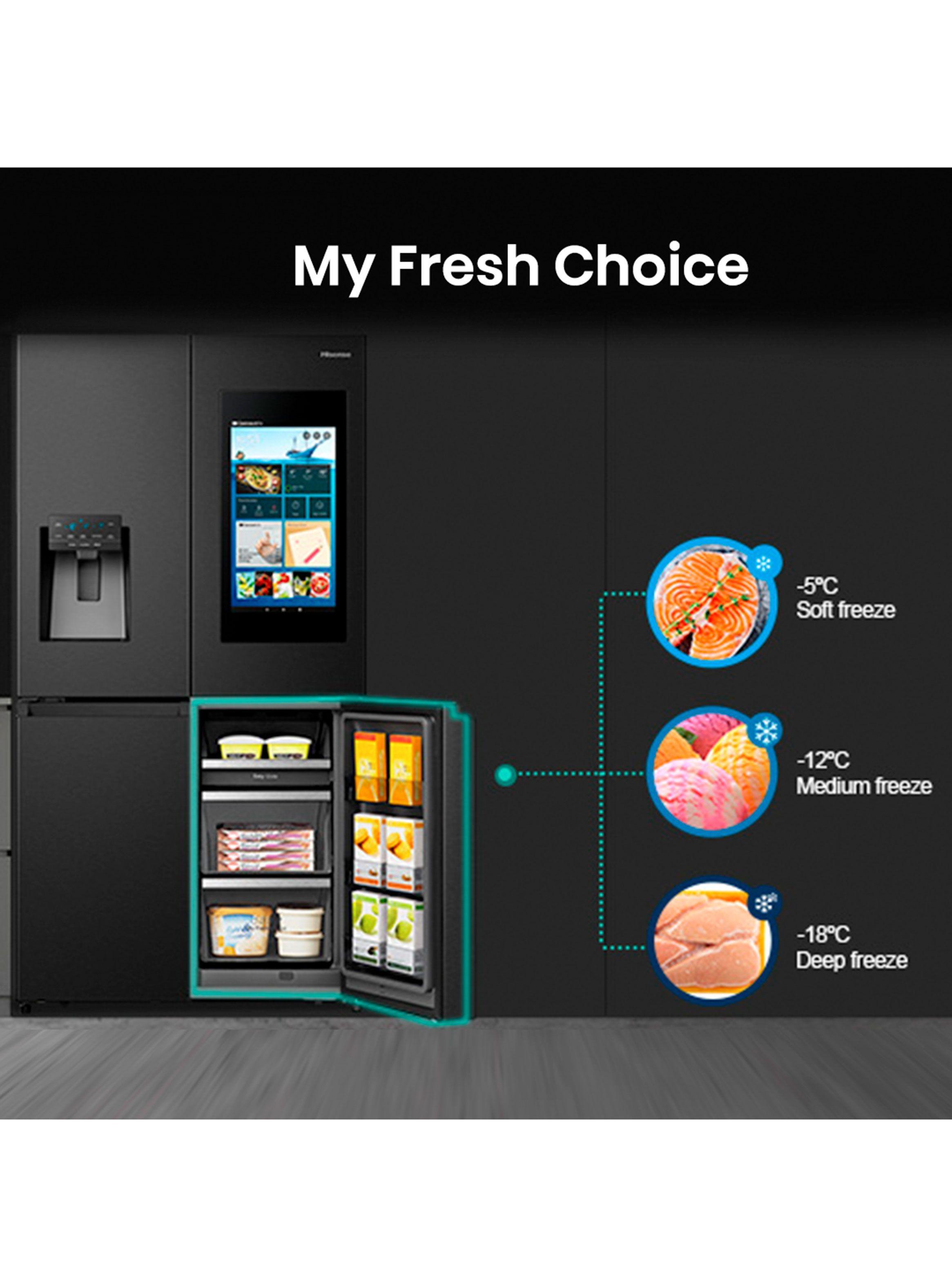 Refrigerador Side by Side No Frost 536 Litros RQ697HB Negro-6