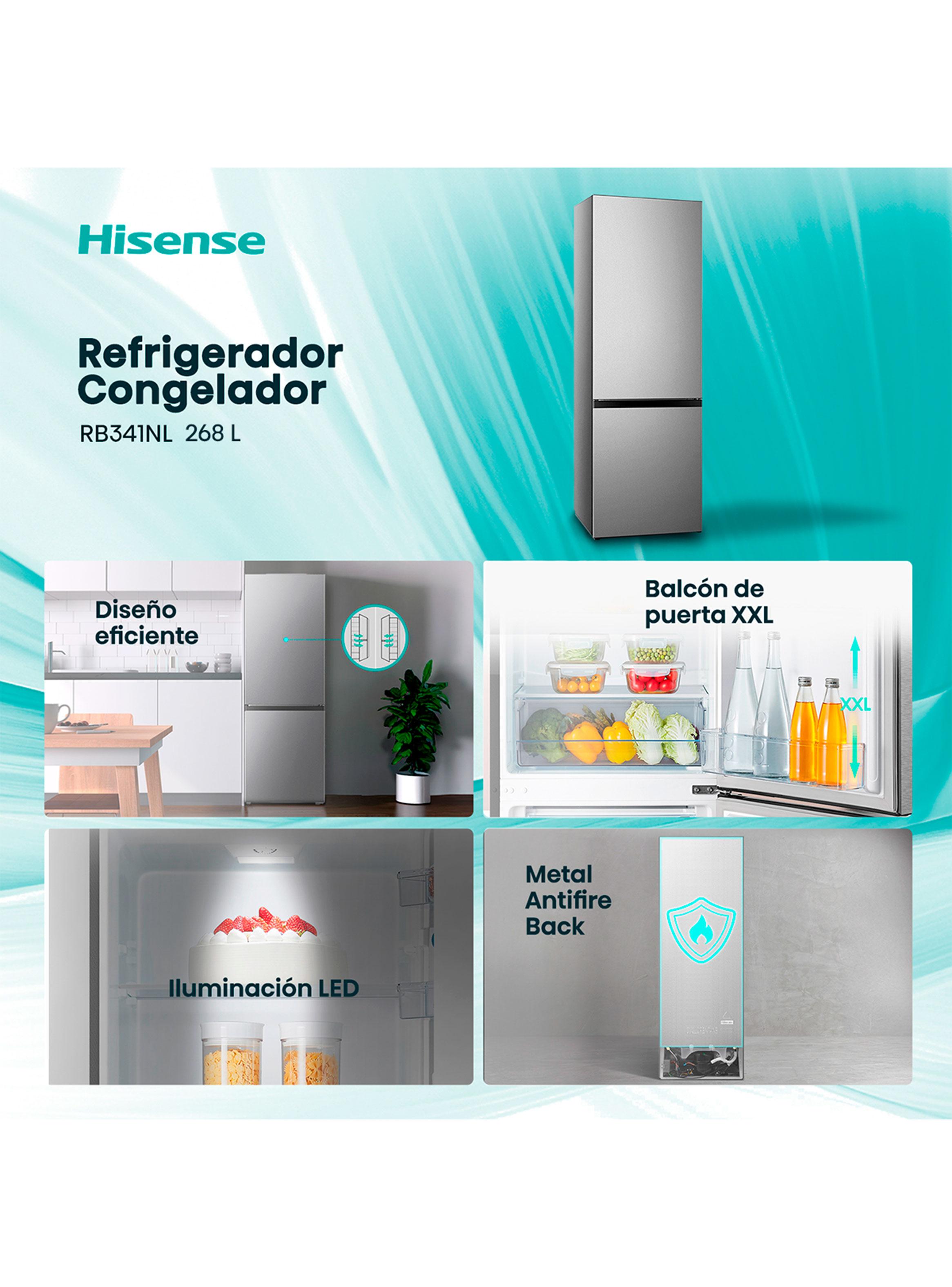 Refrigerador Bottom Freezer Frío Directo 268 Litros RB341NL-8