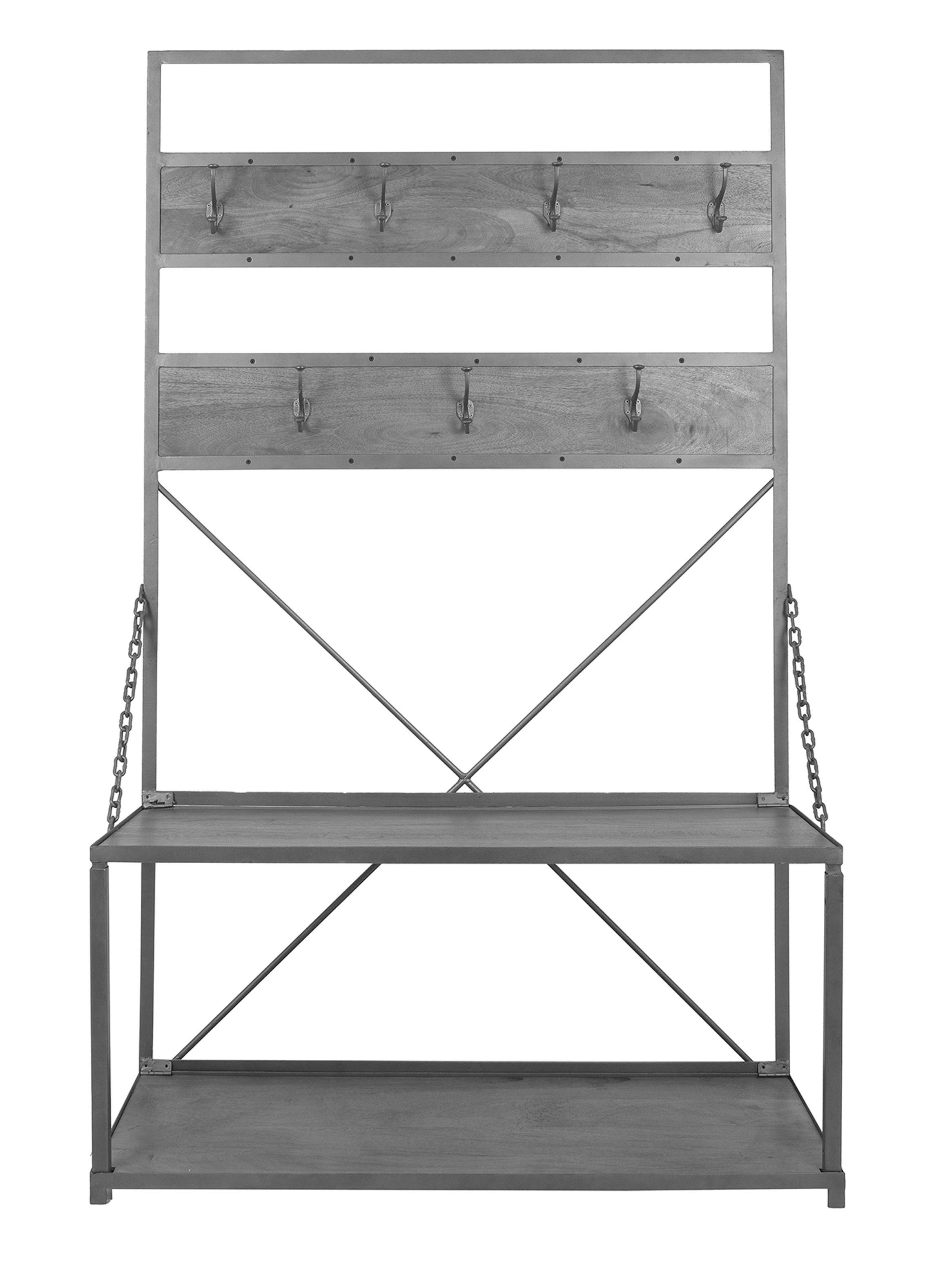 Estante Entrada Perchero Industrial-1