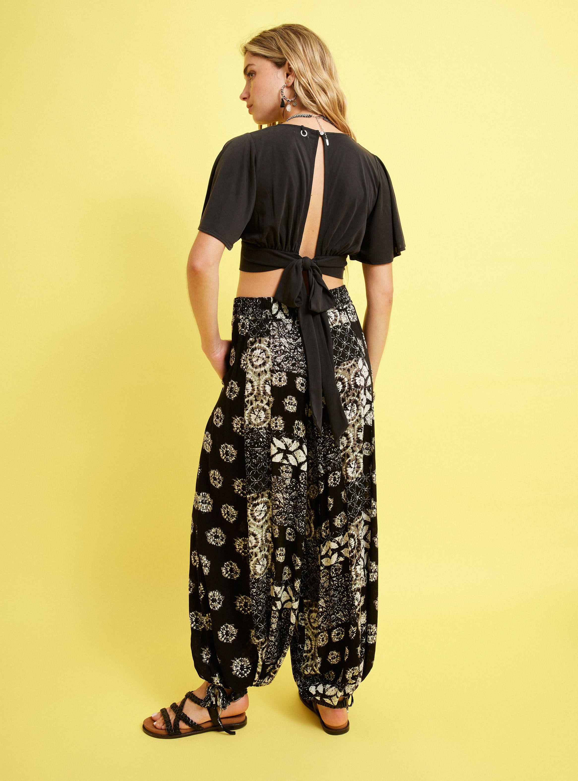 Polera Manga Campana Con Lazo-5