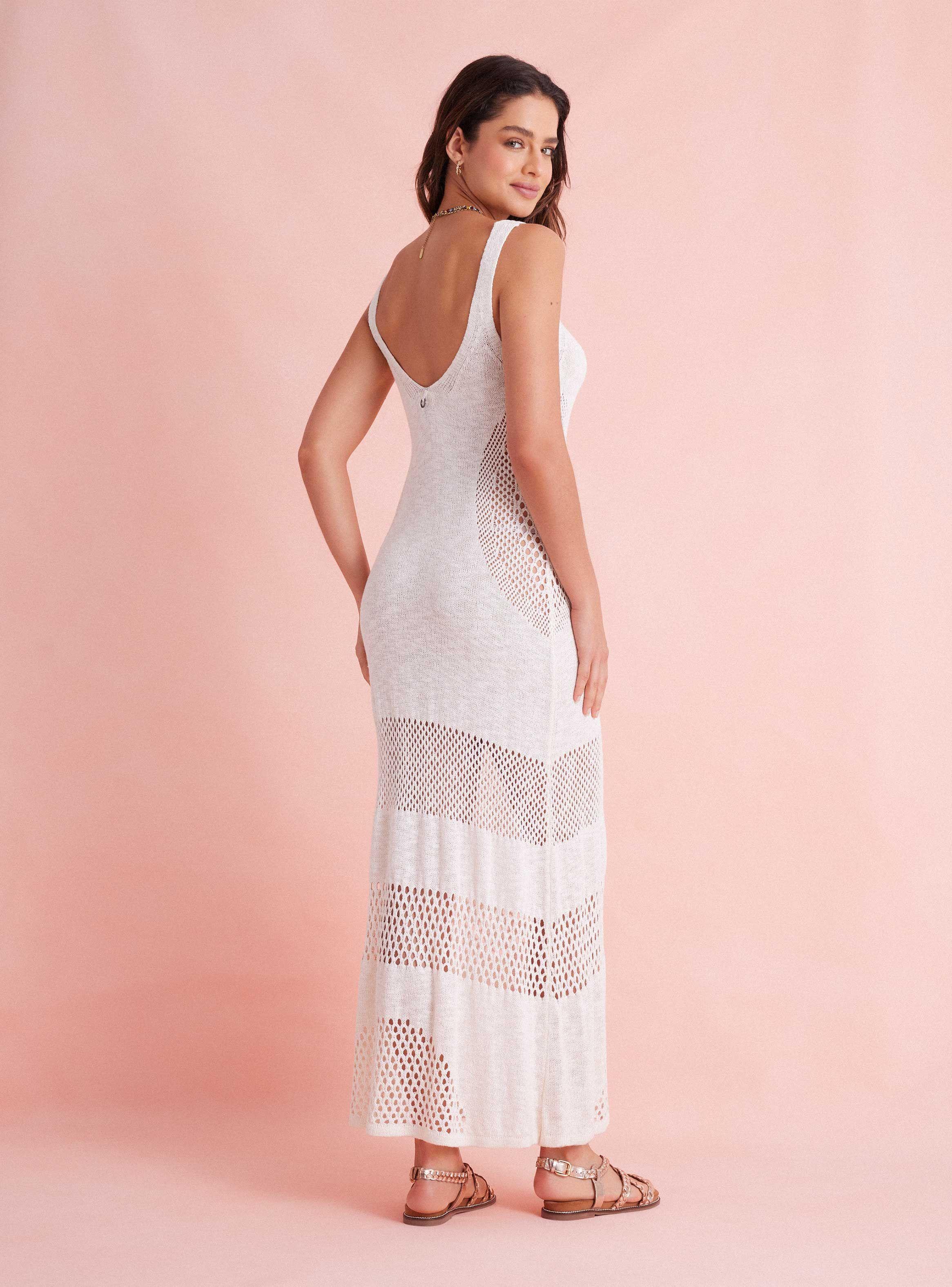 Vestido Tejido En Crochet-1