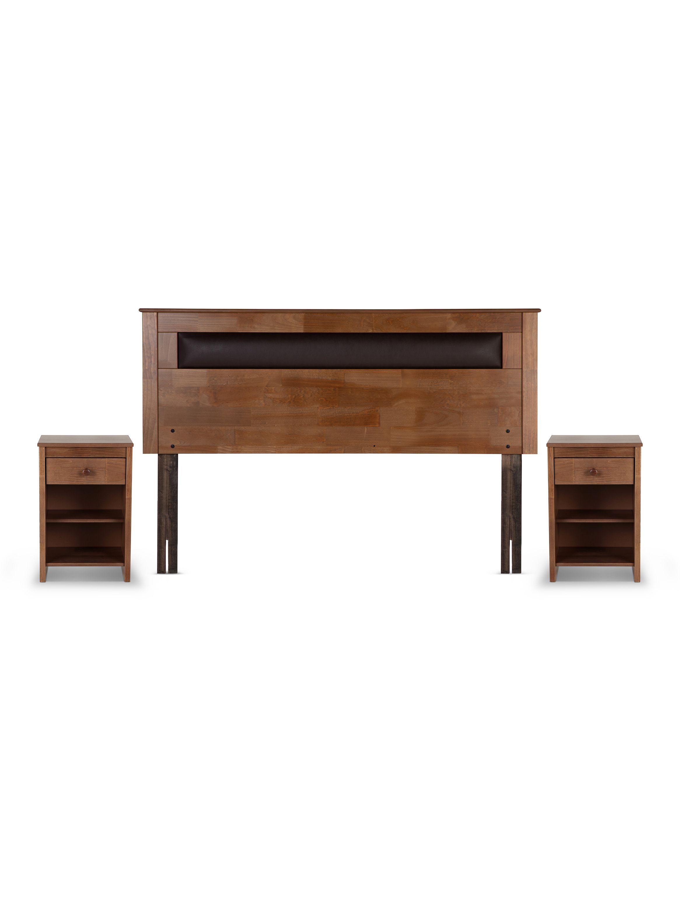 Cama Europea New Style 4 Plus 2 Plazas Base Dividida + Set Mueble Ferrara-2