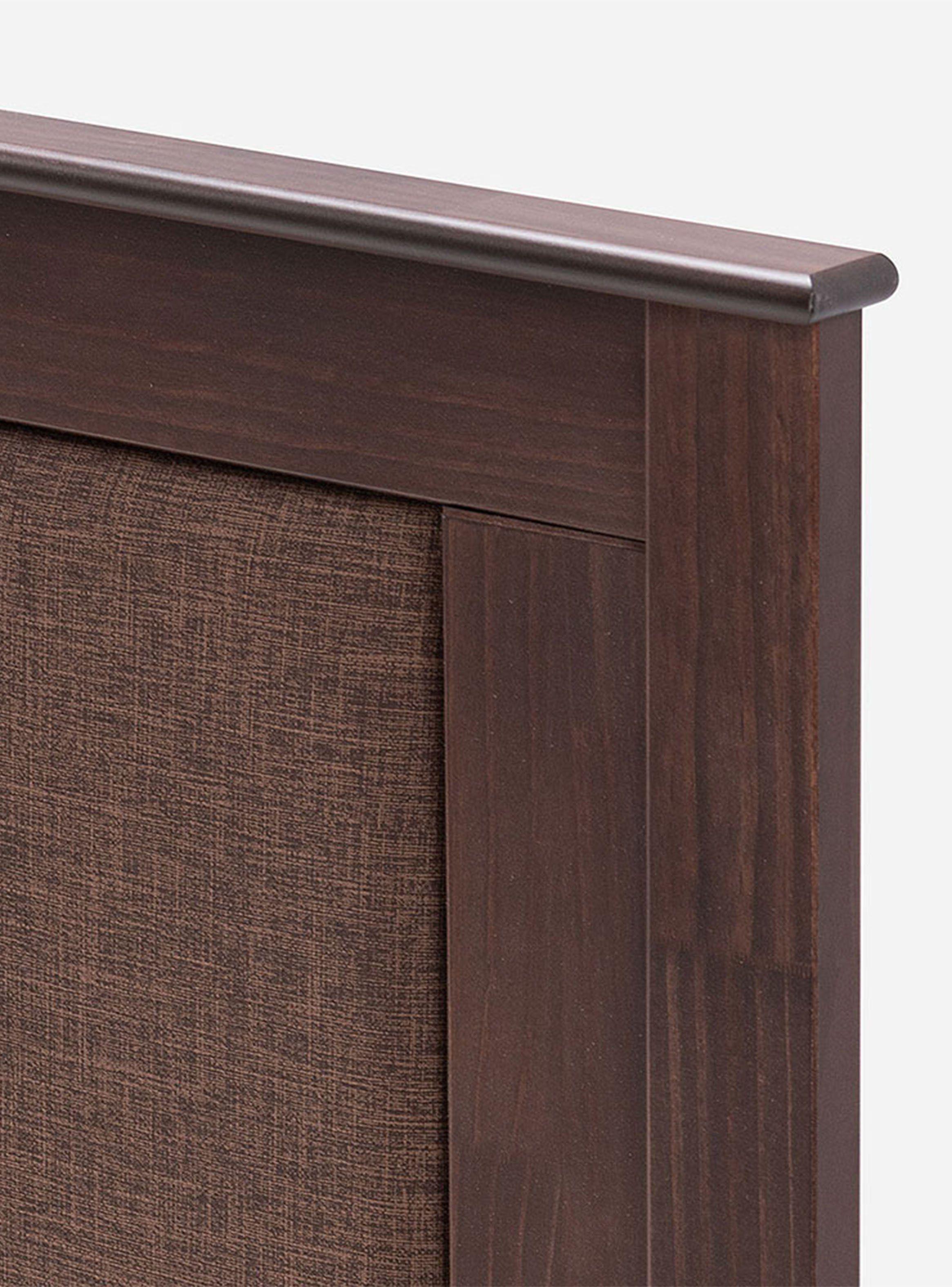 Cama Europea Tempo King + Respaldo Rachel Café-4