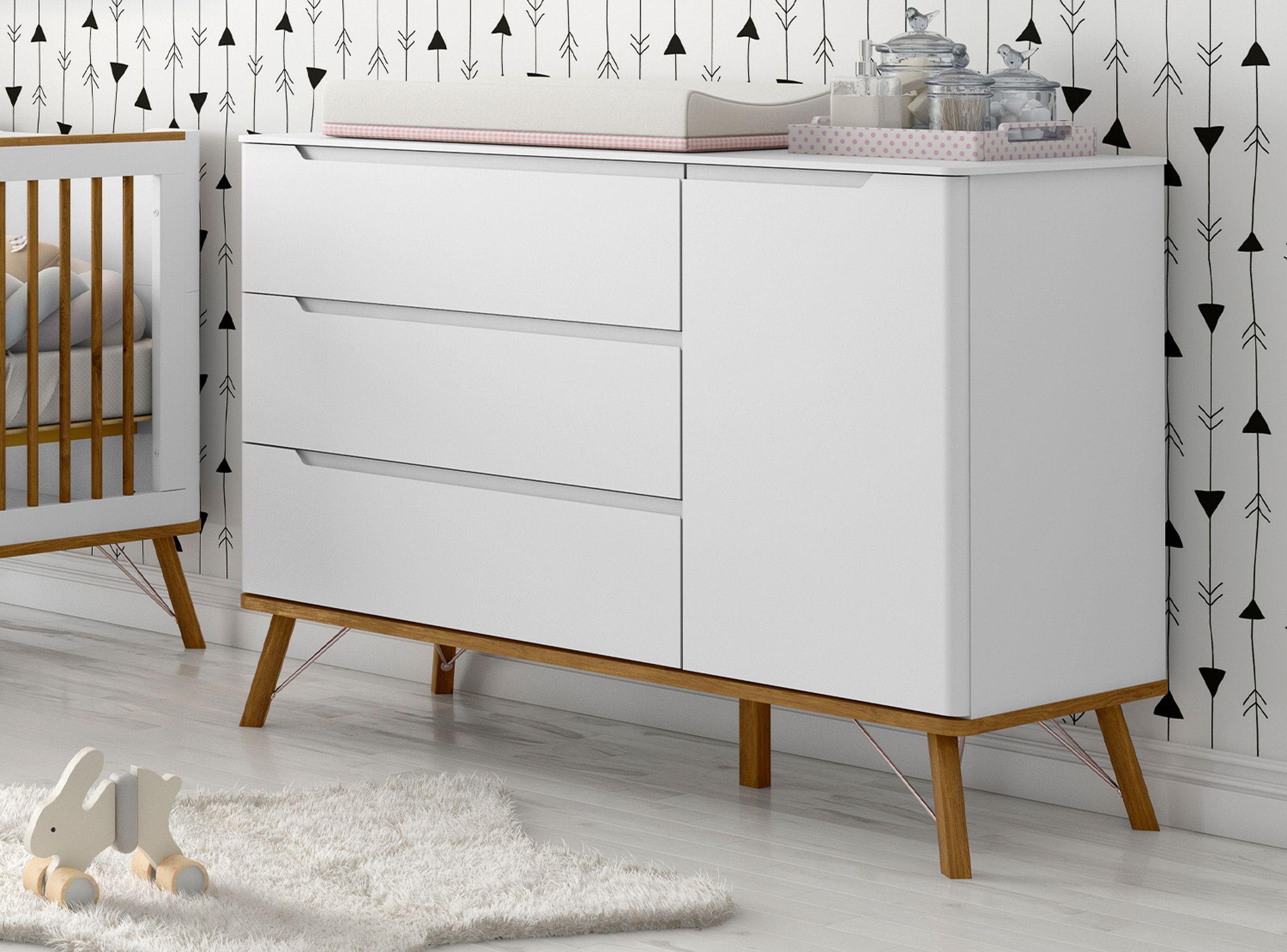 Cómoda con Puerta Albi Blanca Kidscool-3