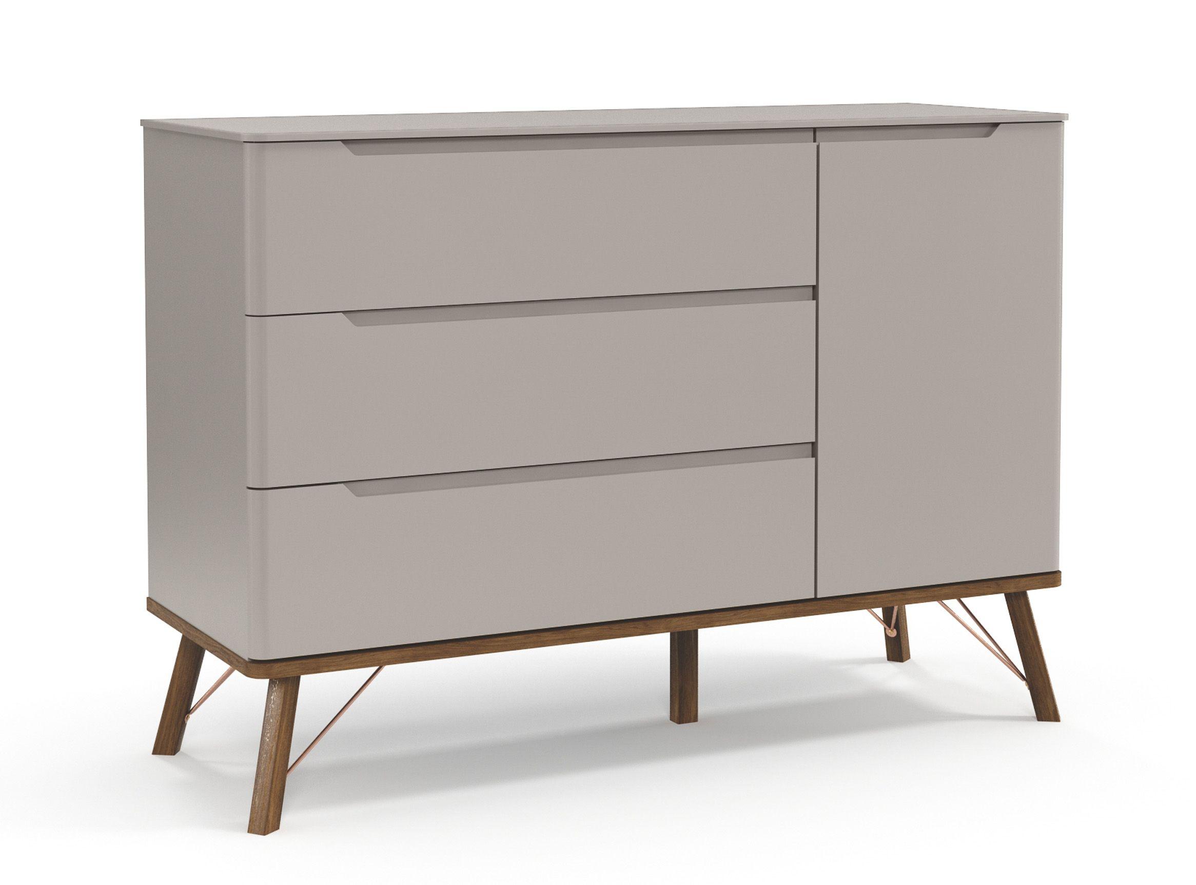 Cómoda con Puerta Albi Gris Kidco-0