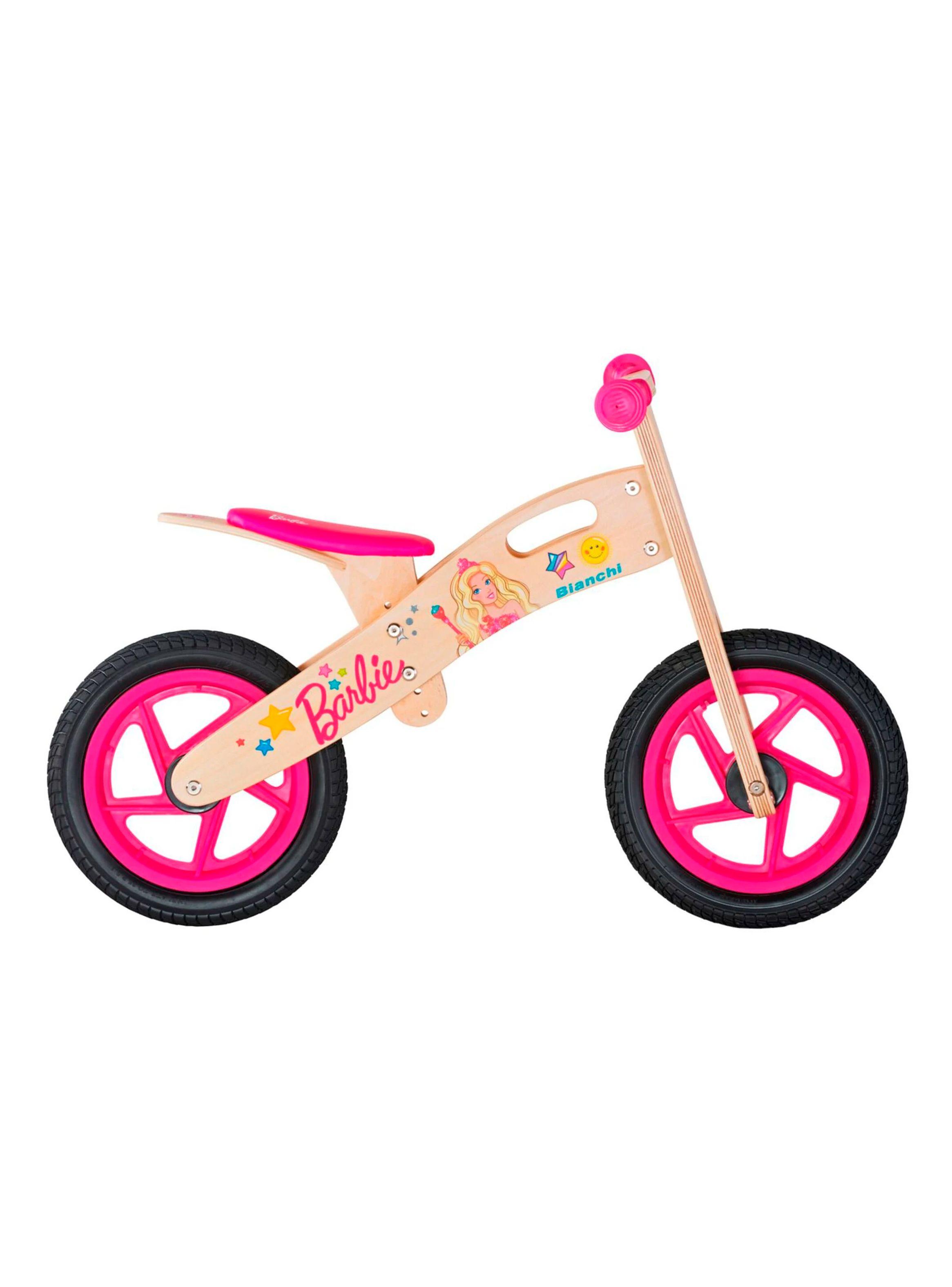 Bicicleta de Aprendizaje Bianchi Infantil Aro 12" Barbie-0