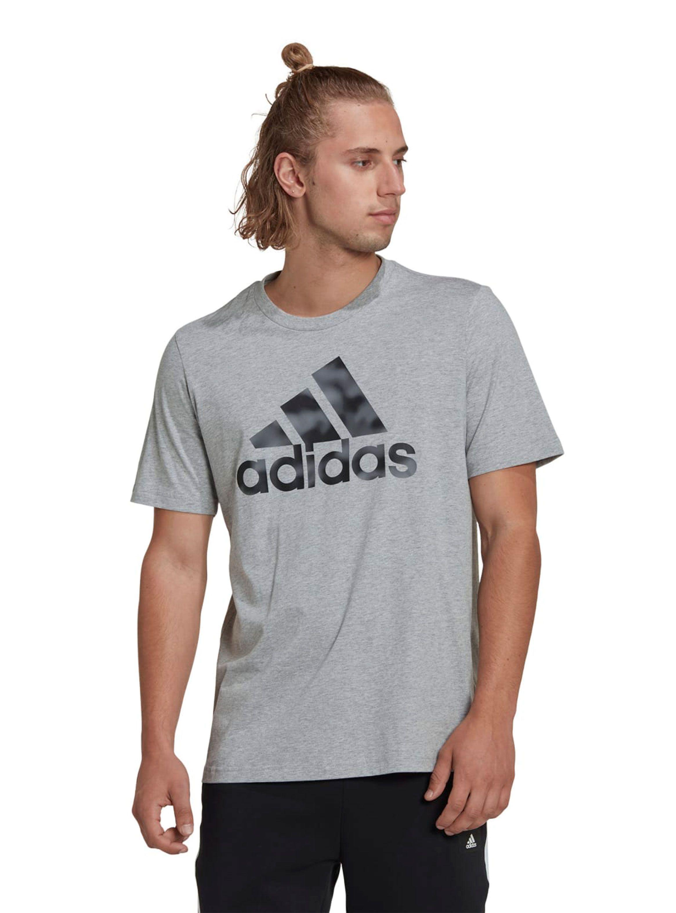 Polera Algodón Logo Estampado Gris-0