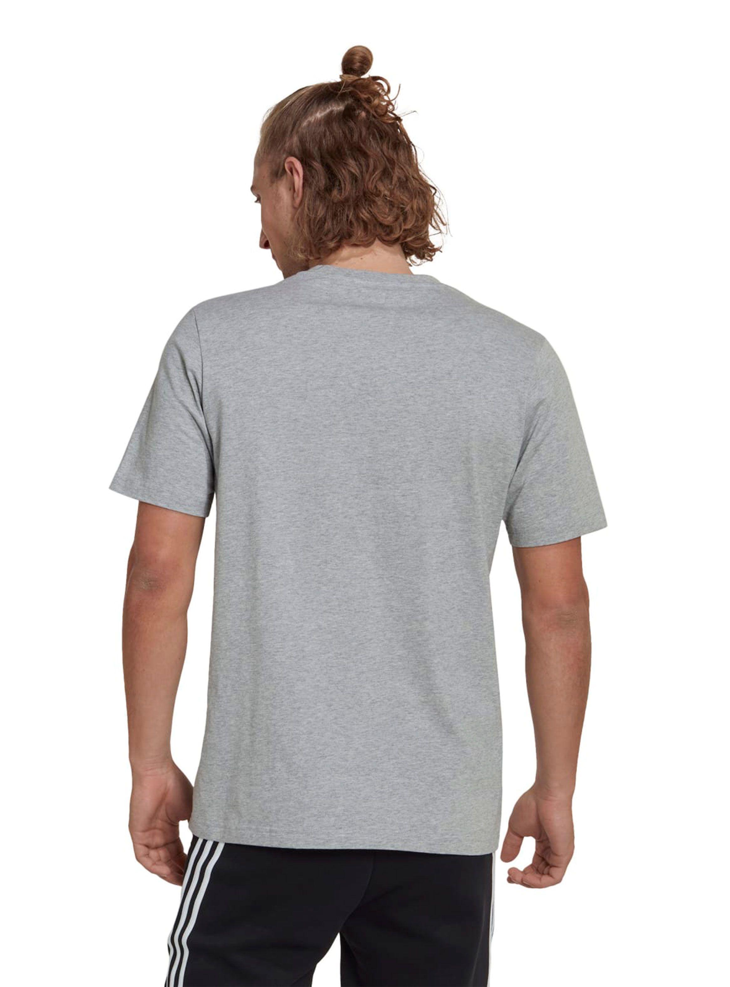 Polera Algodón Logo Estampado Gris-1