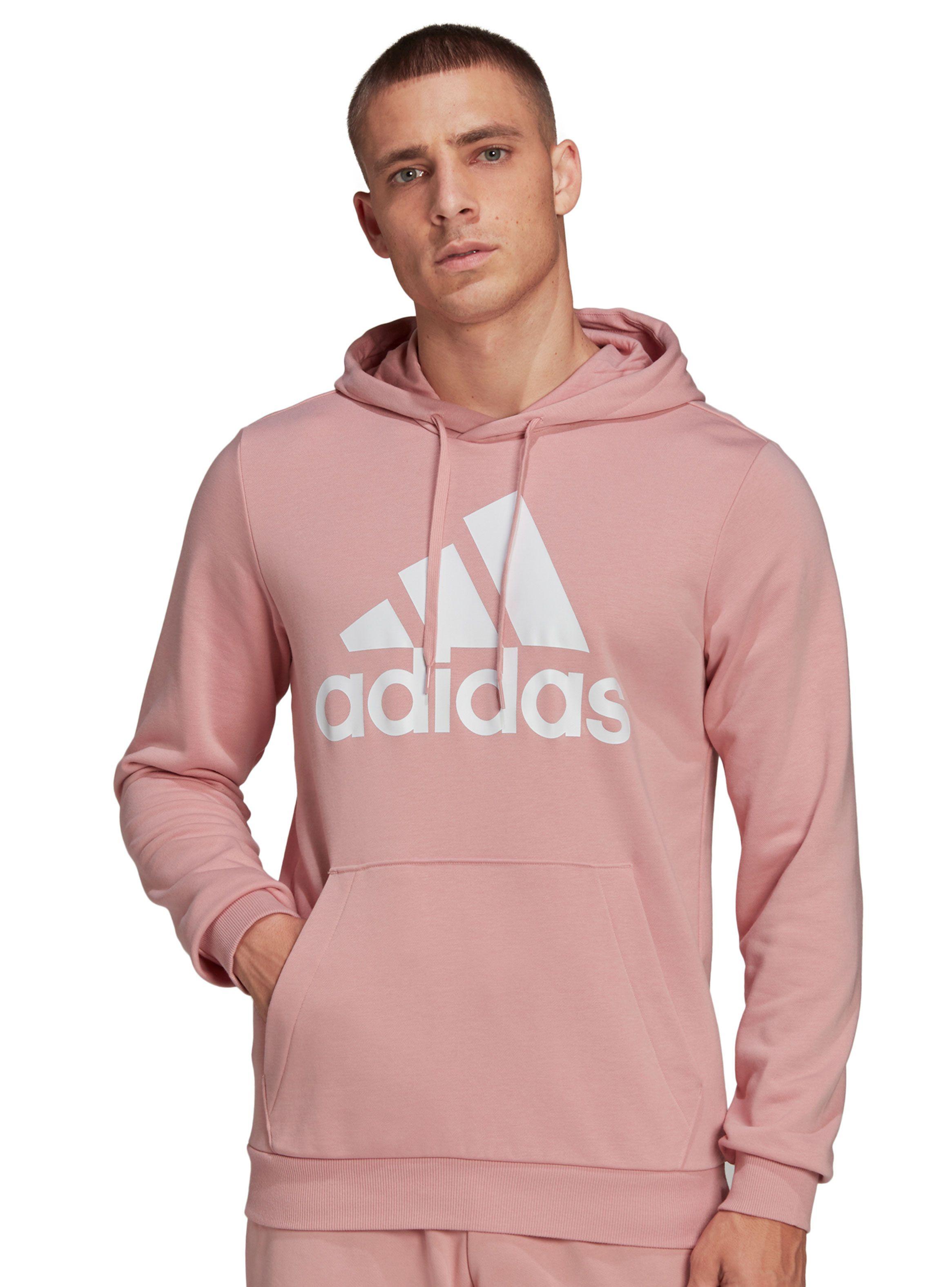 Polerón con Gorro Essentials Logo Grande Rosado Hombre-0