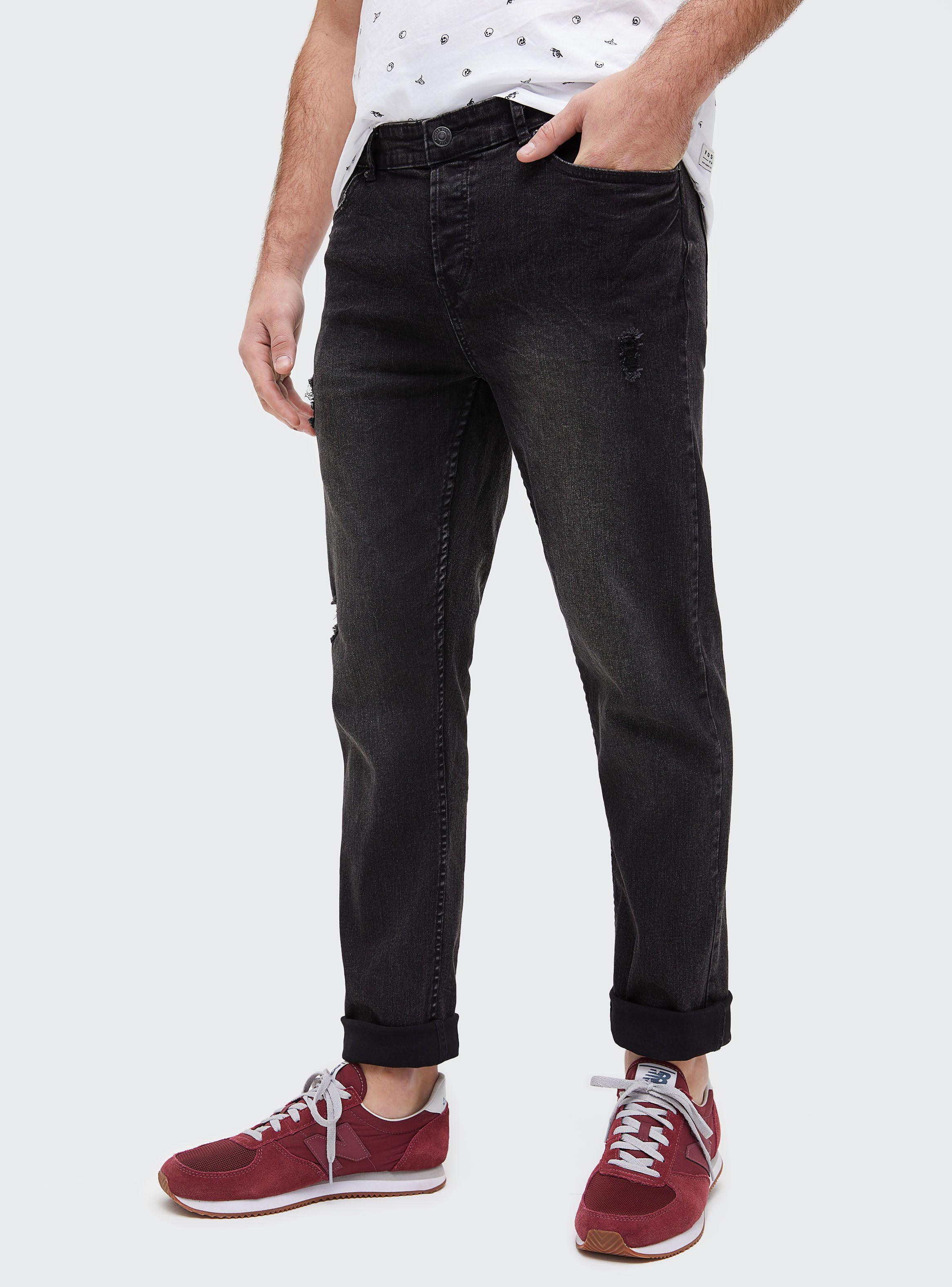 Jeans Negro Básico Foster-0