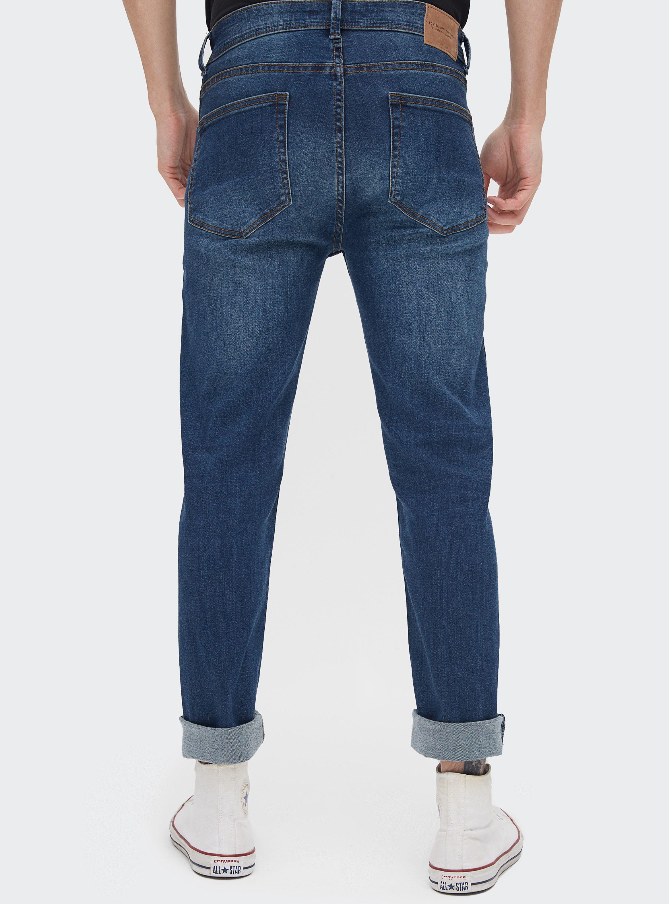 Jeans Super Skinny Azul Oscuro Foster-1