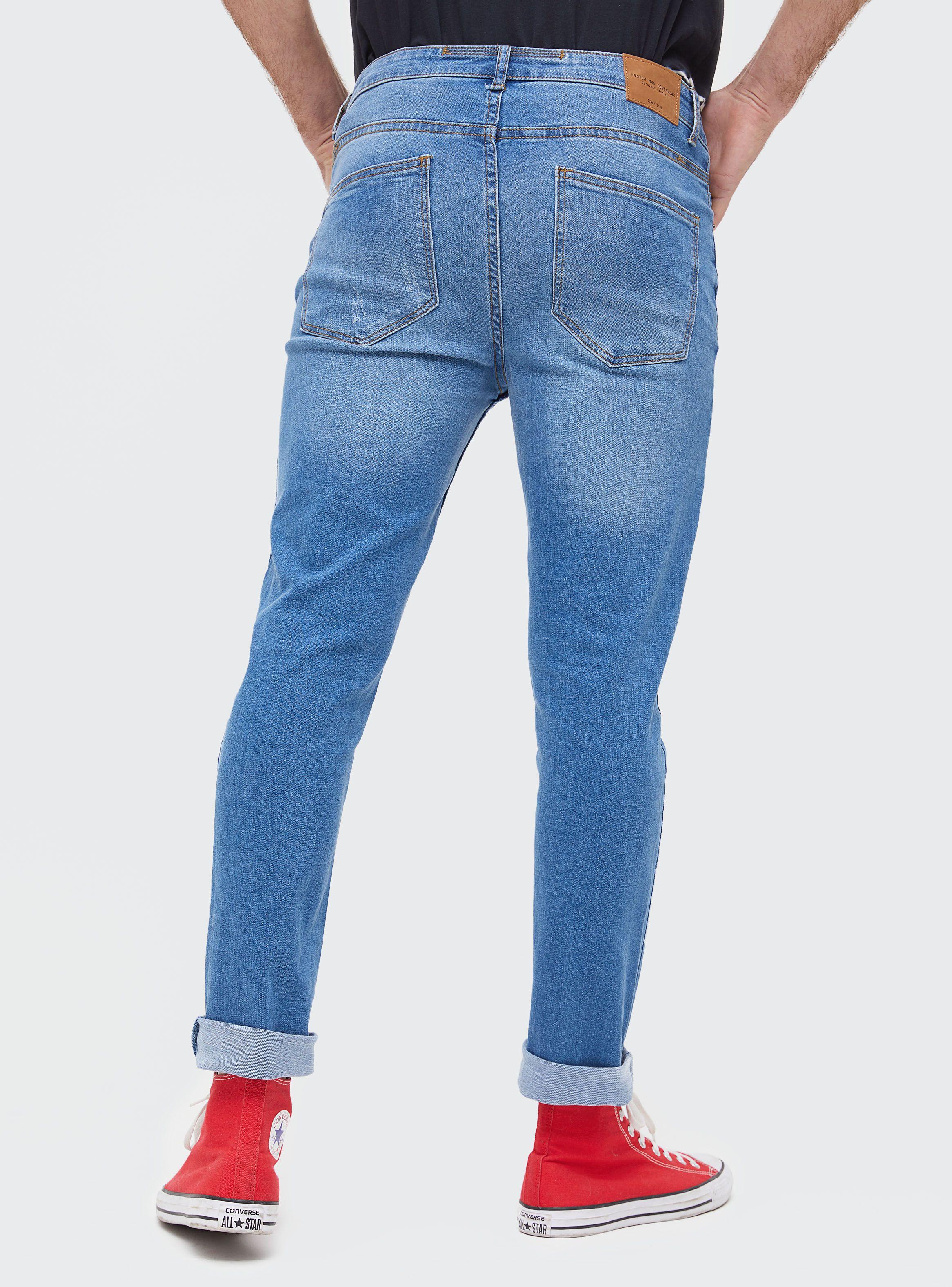 Jeans Celeste Rasgado Foster-1