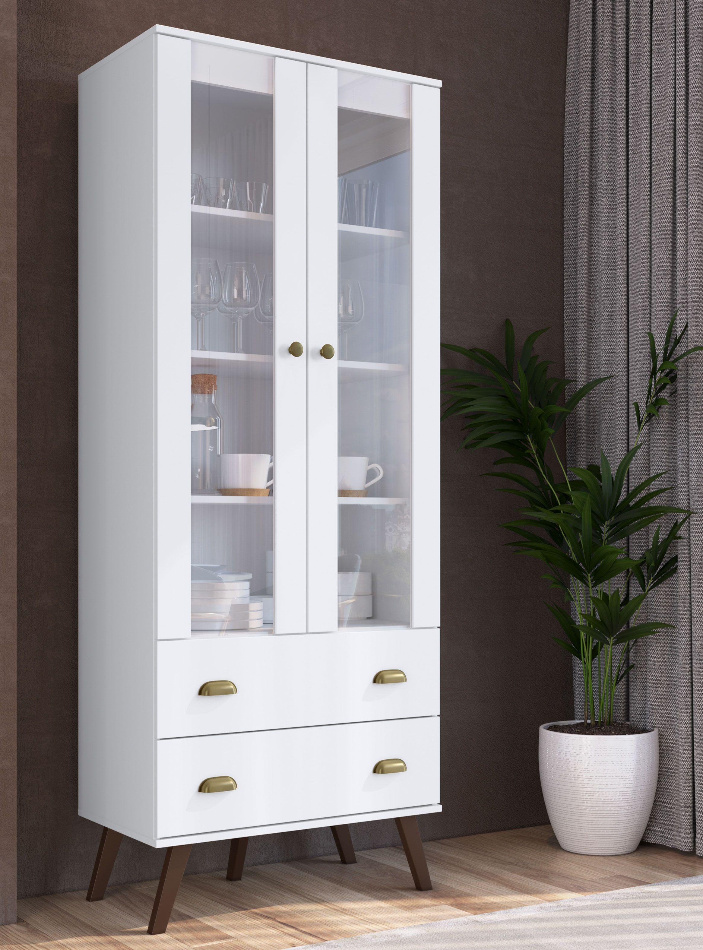 Vitrina 2 Puertas Vidrio Linea Nordica-3