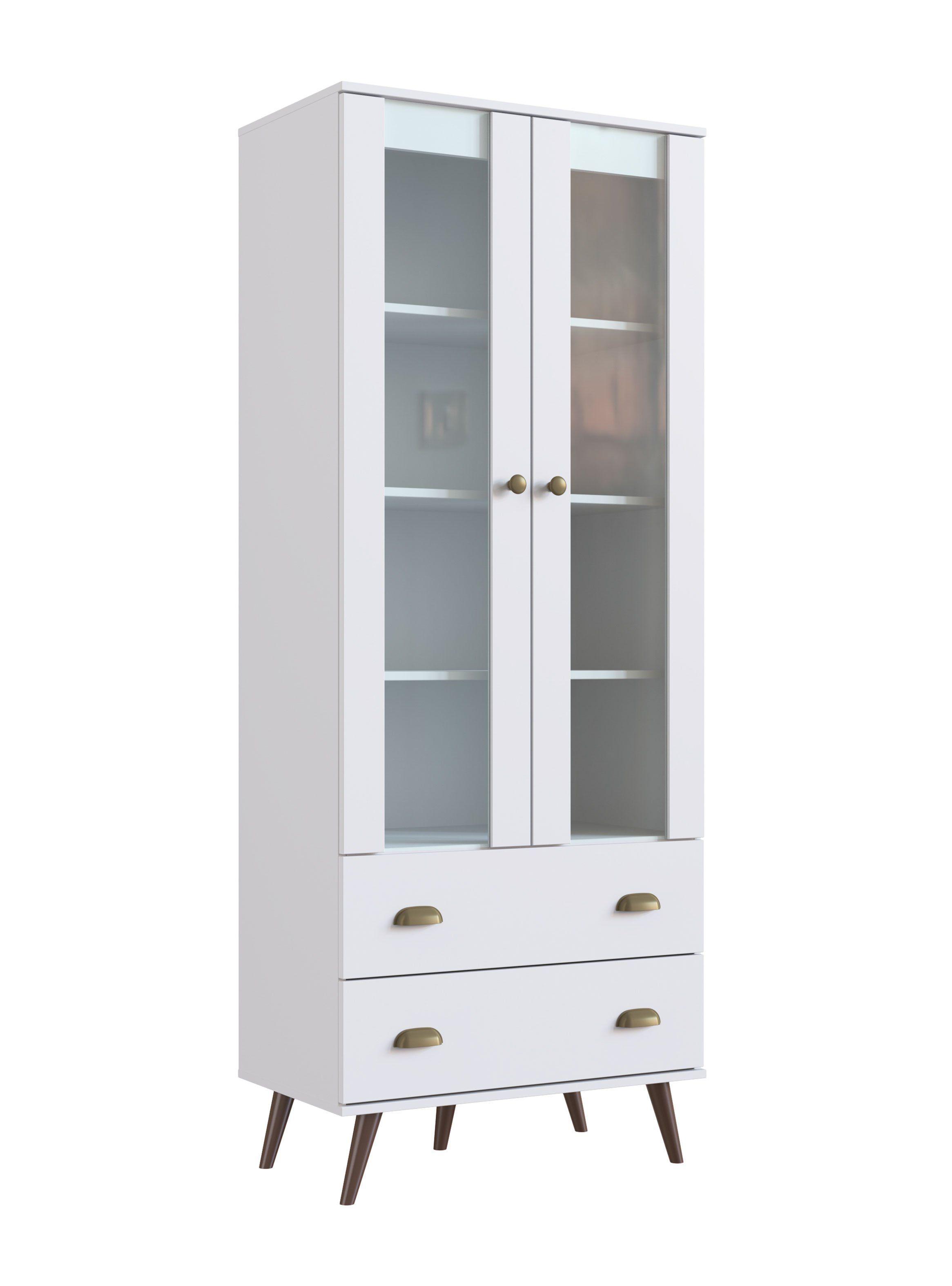 Vitrina 2 Puertas Vidrio Linea Nordica-0