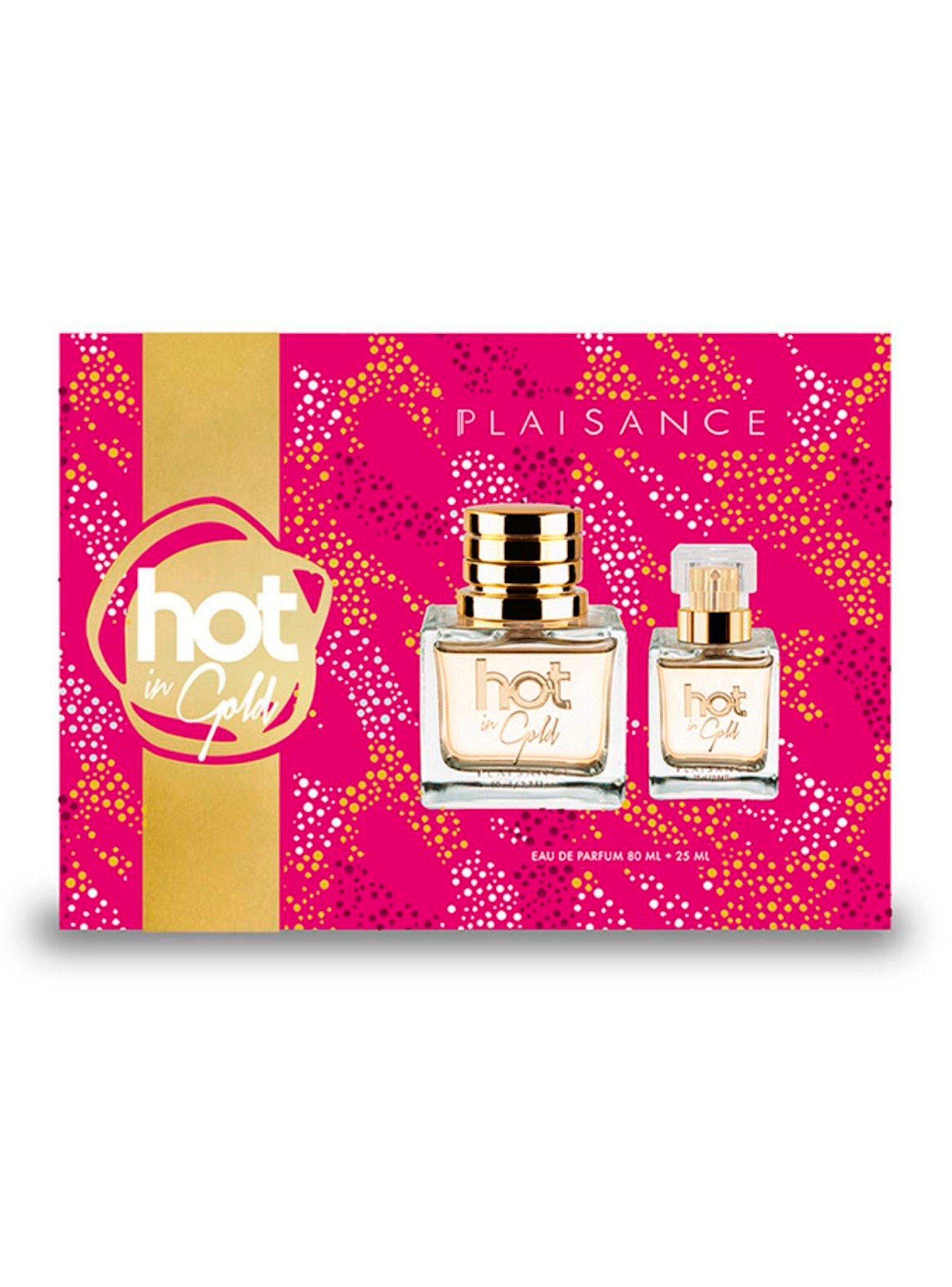 Set Perfume Hot In Gold EDP Mujer 80 ml + 25 ml-0