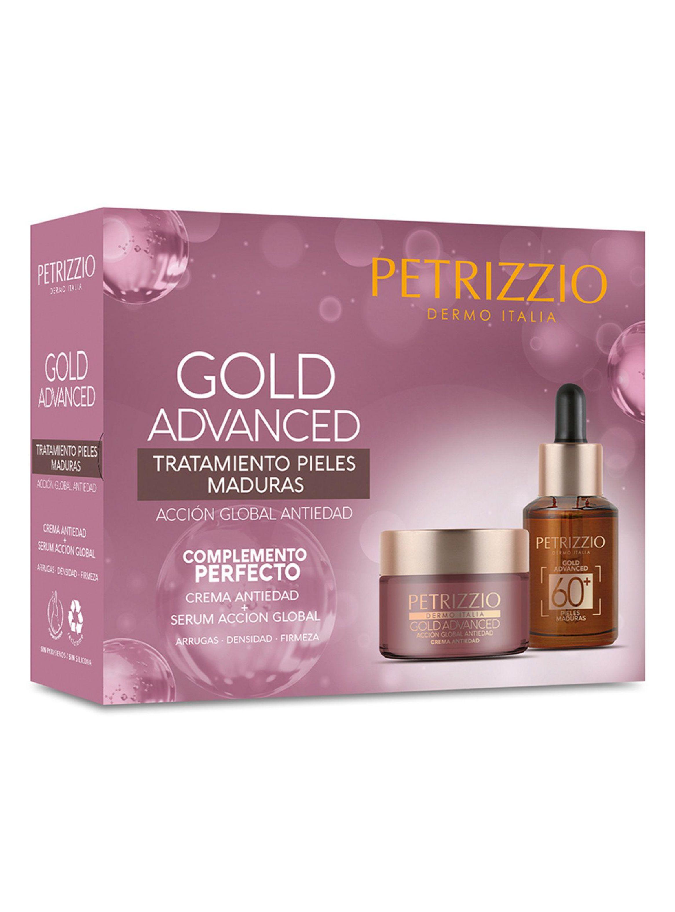 Set Gold Advanced Antiedad Crema 50 g + Serum 27 ml Petrizzio-1