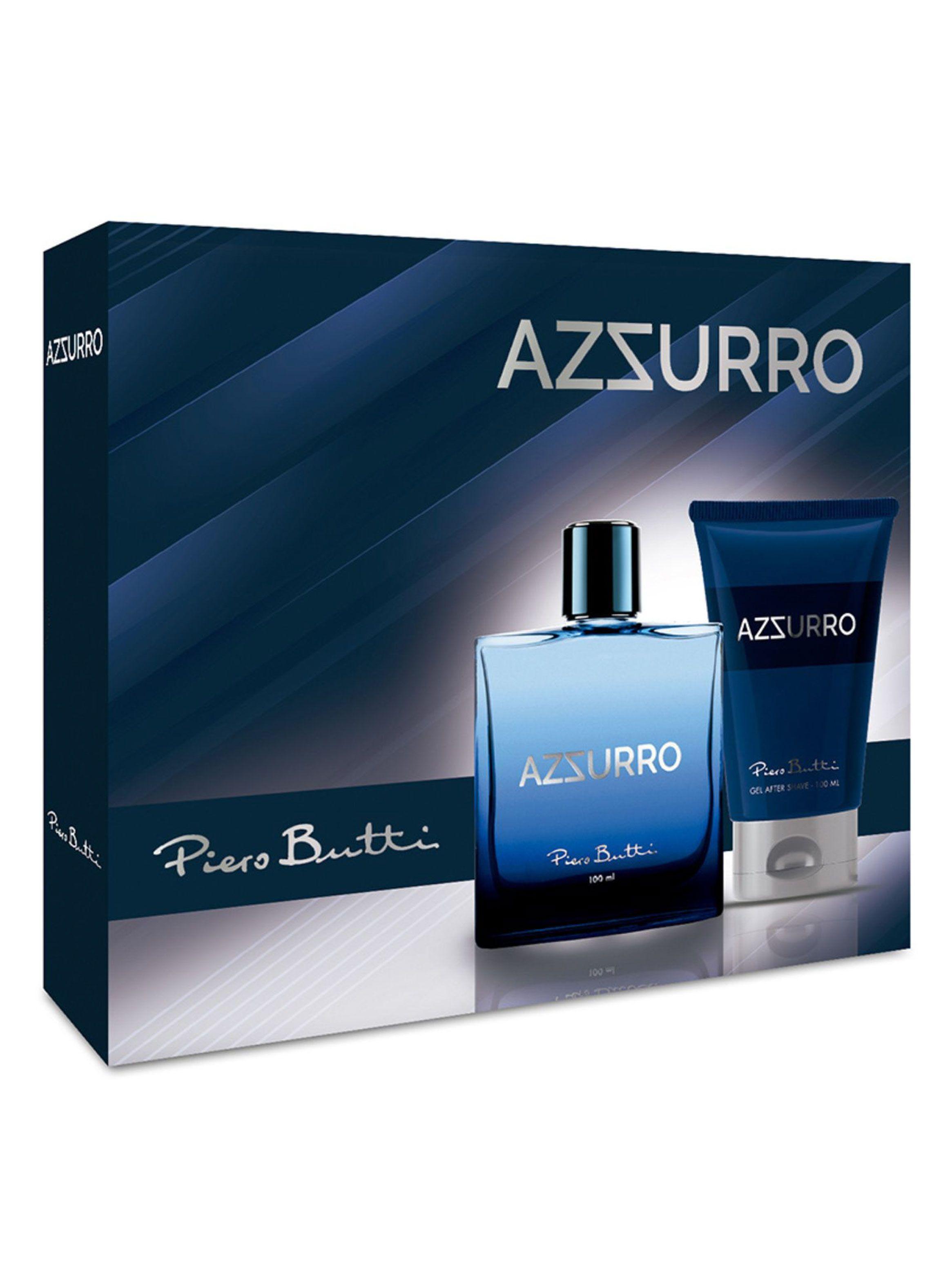 Set Perfume Hombre Azzurro EDT 100 ml + After Shave Piero Butti-2