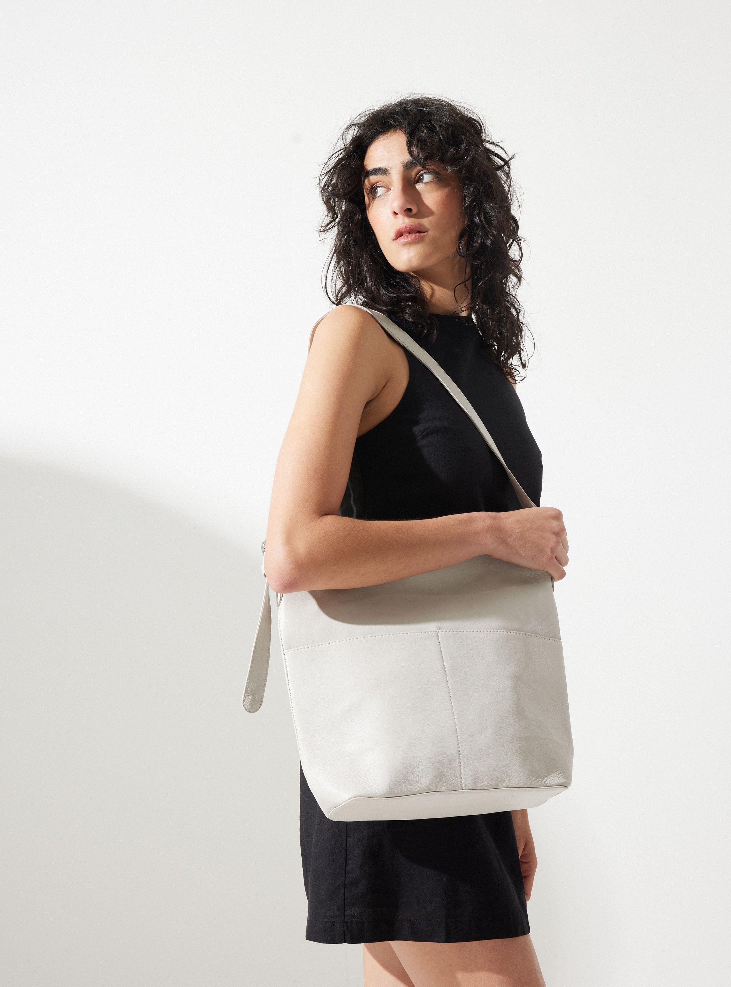 Cartera Tote Bag De Cuero-0