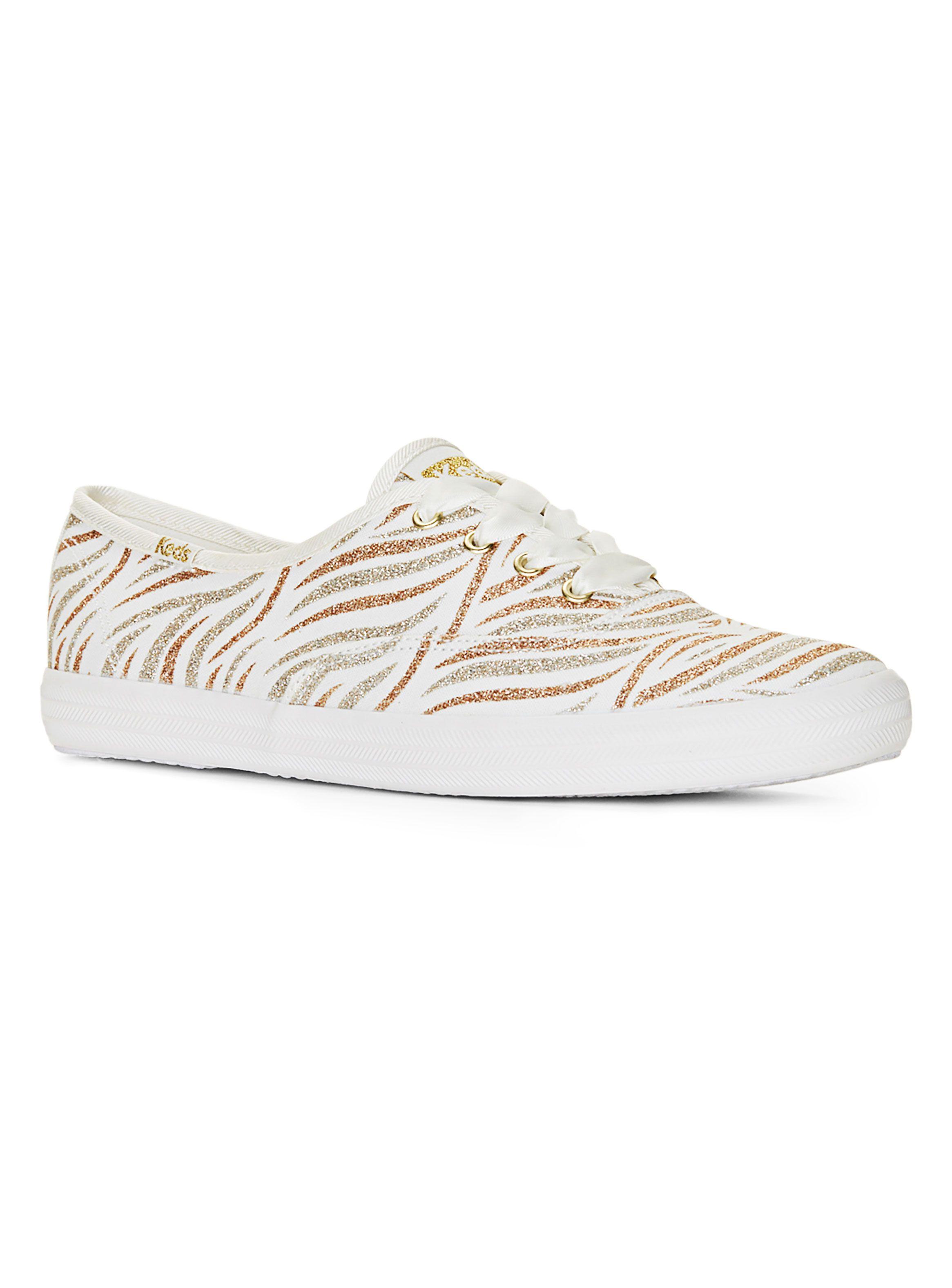 Zapatilla Urbana Glitter Champion Wave Gold Mujer-1