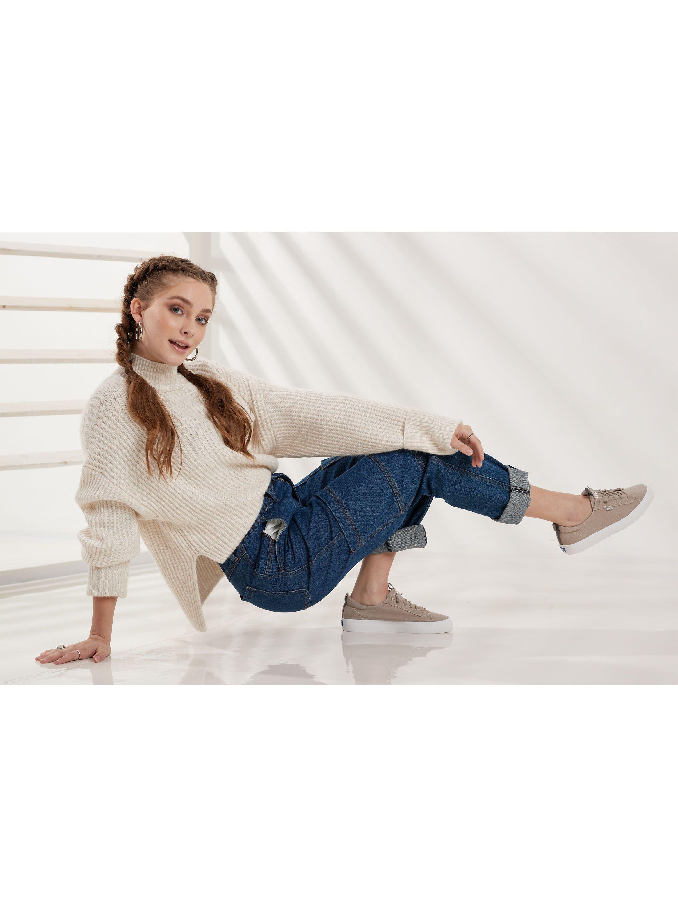 Zapatilla Urbana Efecto Gamuza Kickback  Mujer-4