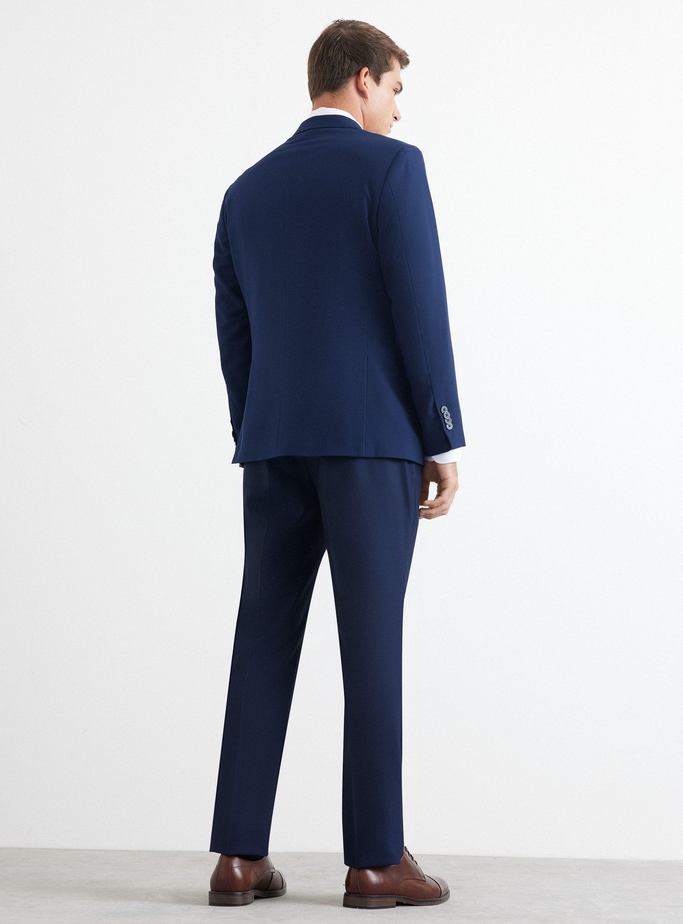 Traje Recto Texturado 2 Slim Fit-5