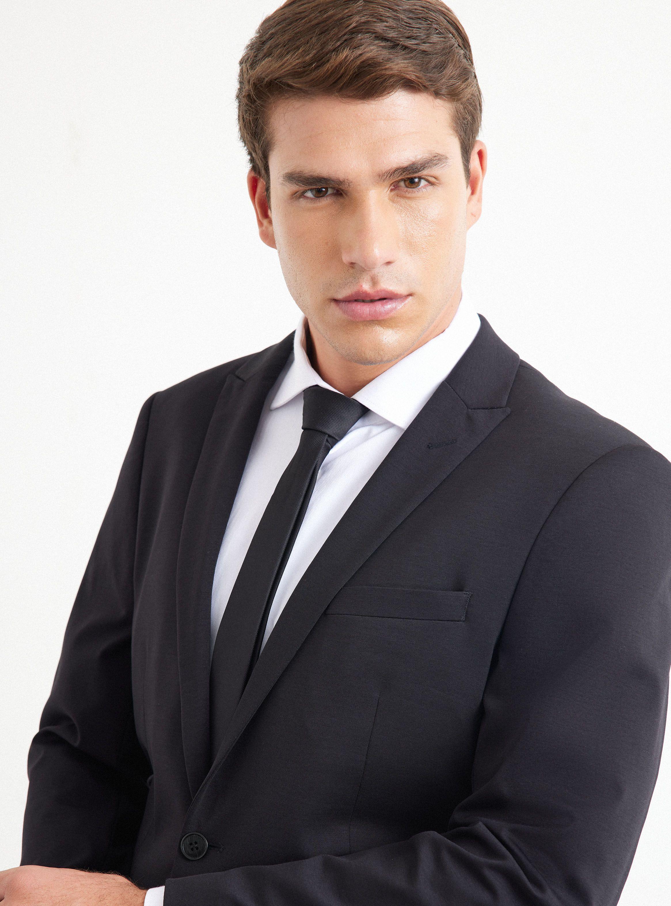 Traje Recto Texturado Slim Fit-2